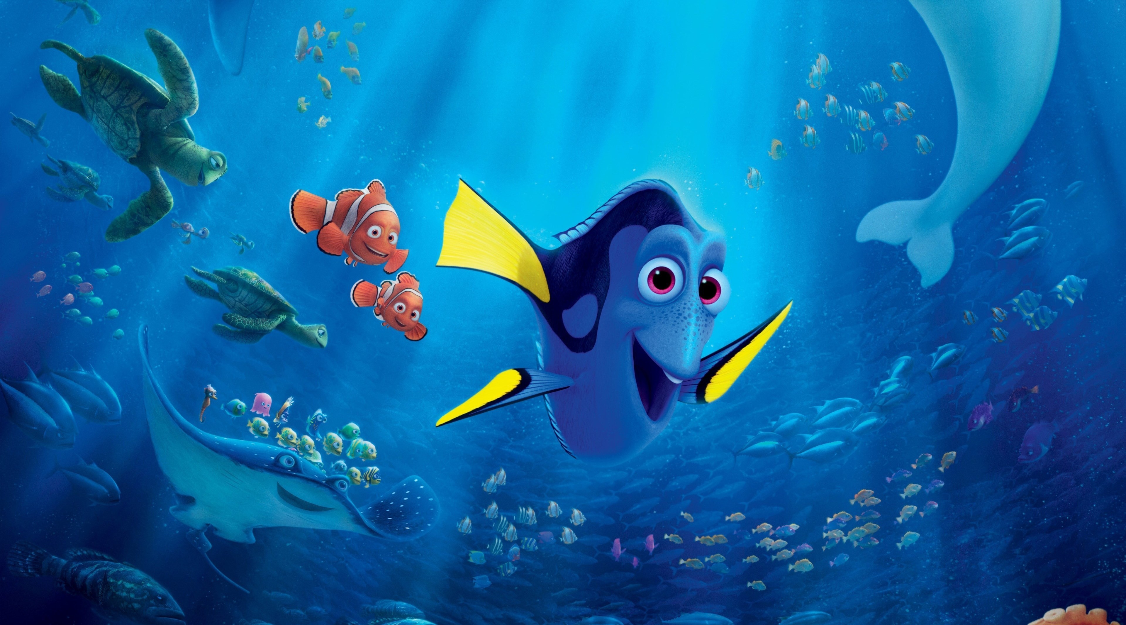 3840x2131 Movie - Finding Dory Dory (Finding Nemo) Nemo (Finding Nemo) Crush (