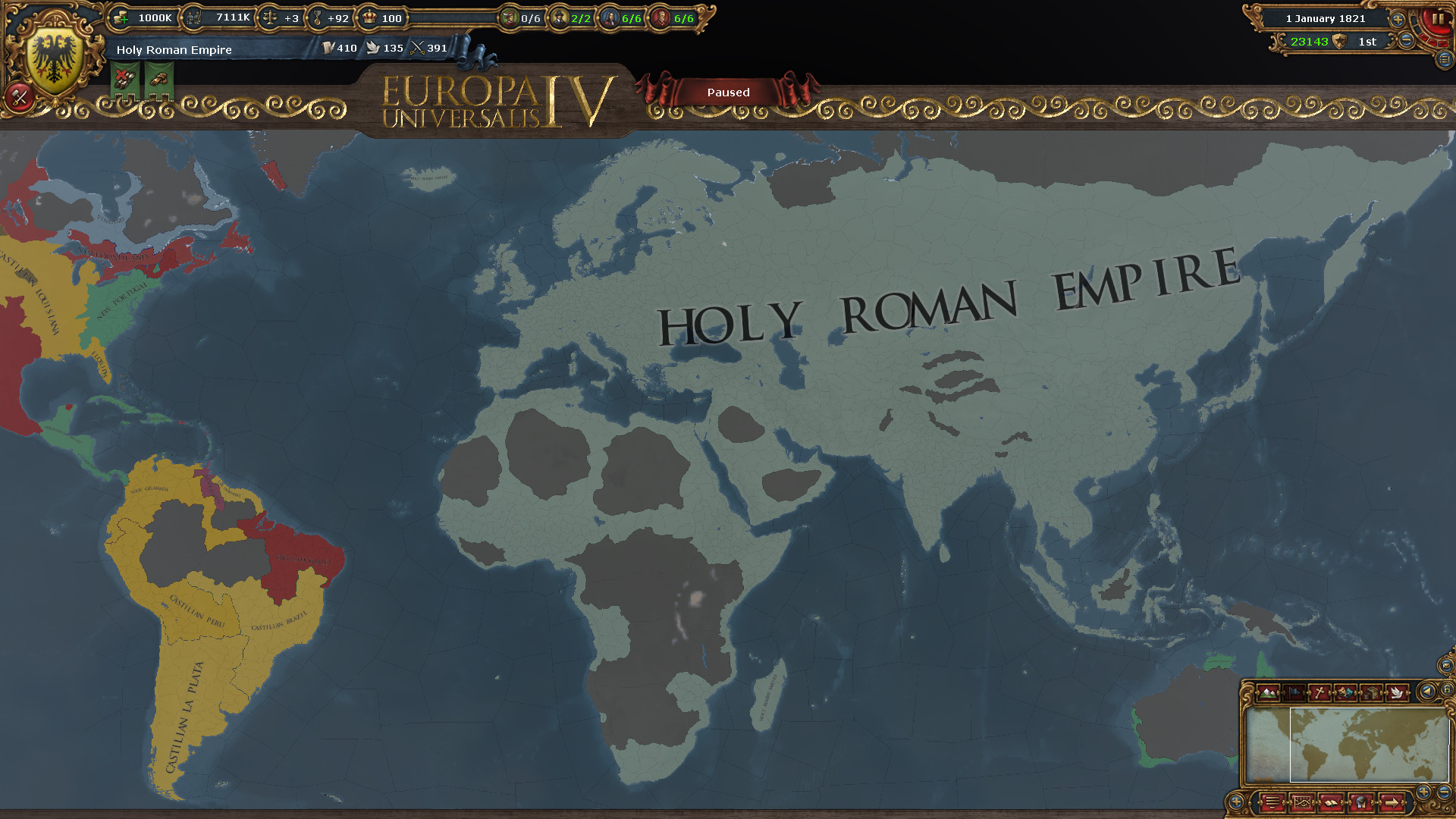 1920x1080 World conquest, Burgundy > Netherlands > Holy Roman empire possibly the  first One Tag, One Religion, One culture world conquest ever?