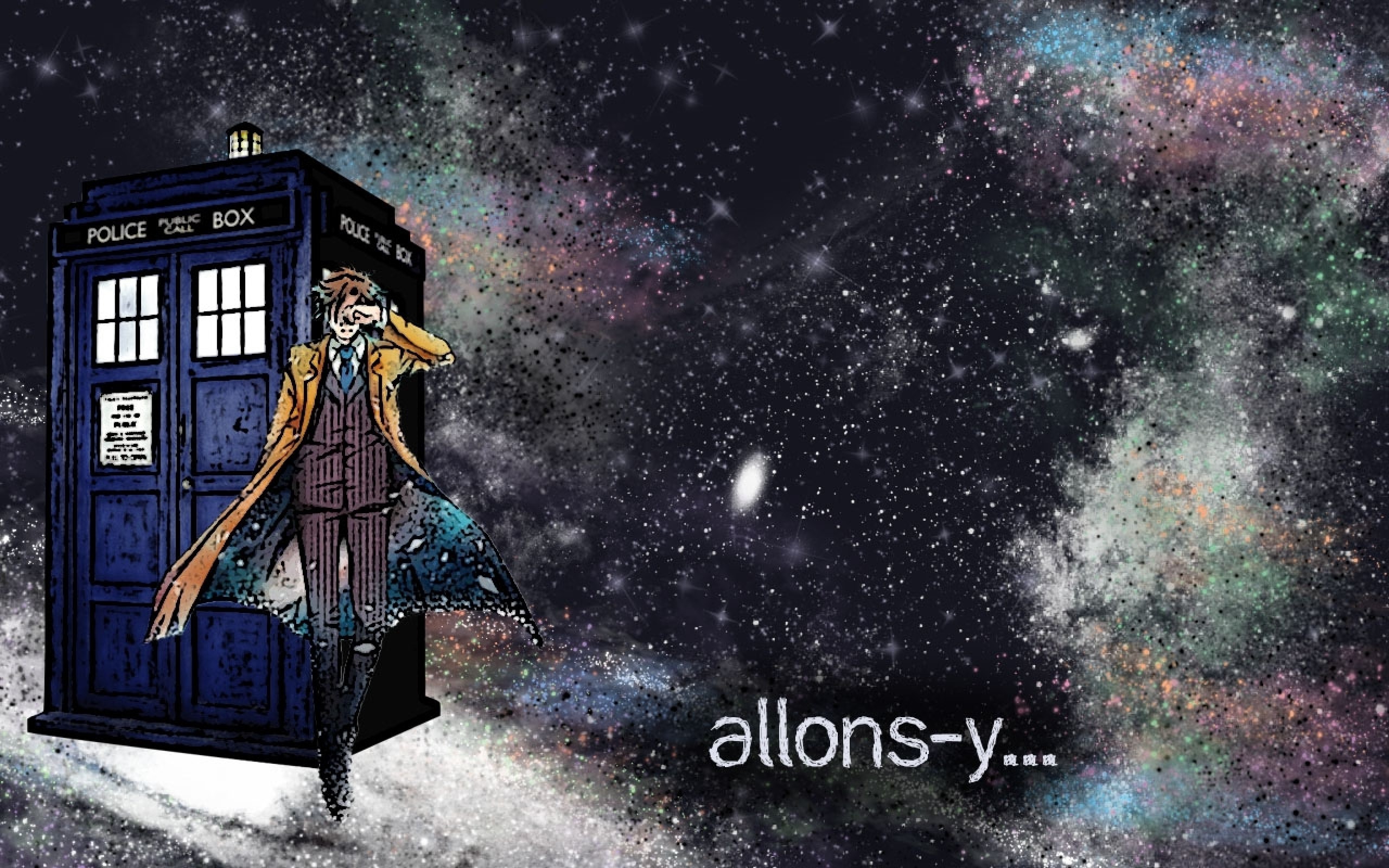 2560x1600 Doctor Who, The Doctor, TARDIS, Tenth Doctor