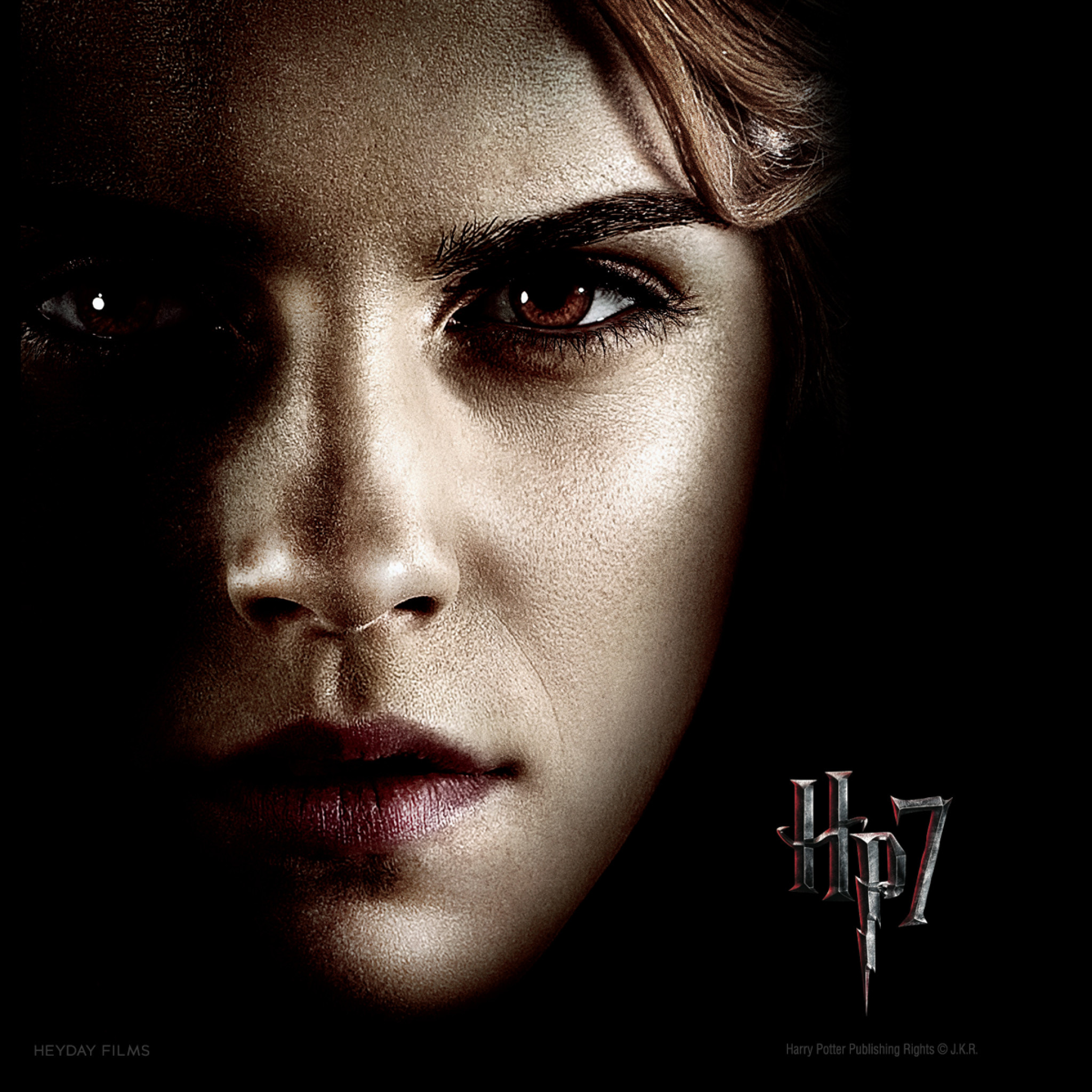 2048x2048  Wallpaper harry potter and the deathly hallows, hermione granger,  emma watson