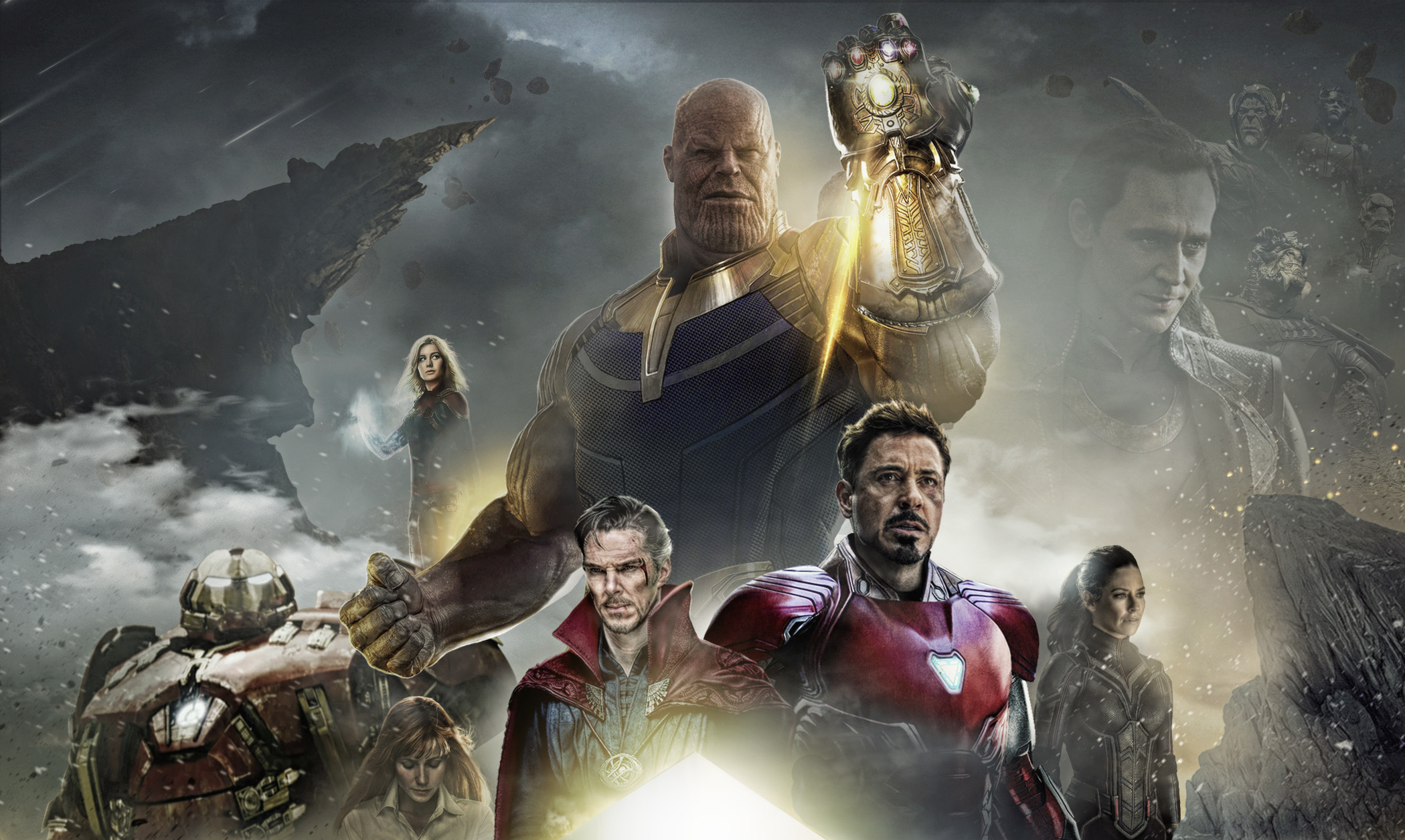 2099x1256 Avengers Infinity War 2018 Poster Fan Made