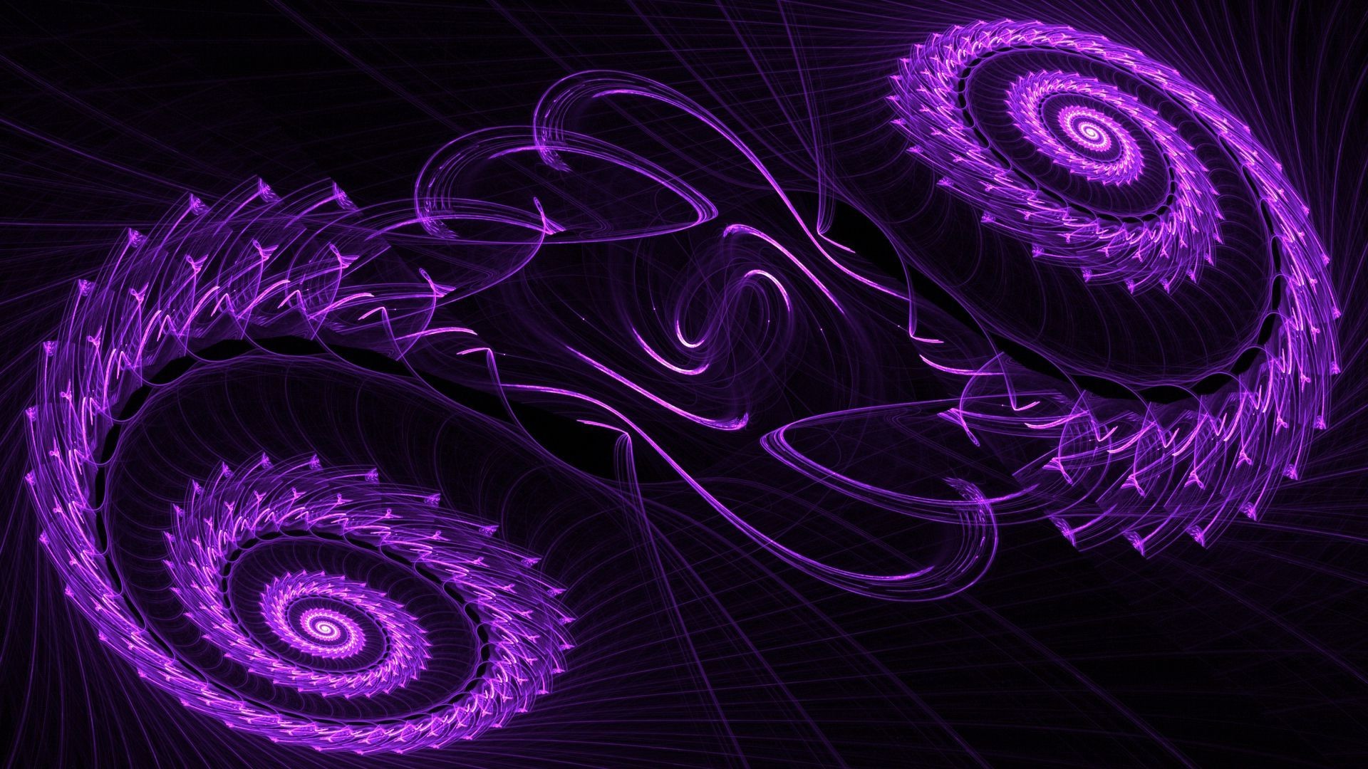 1920x1080 Purple swirls HD Wallpaper 