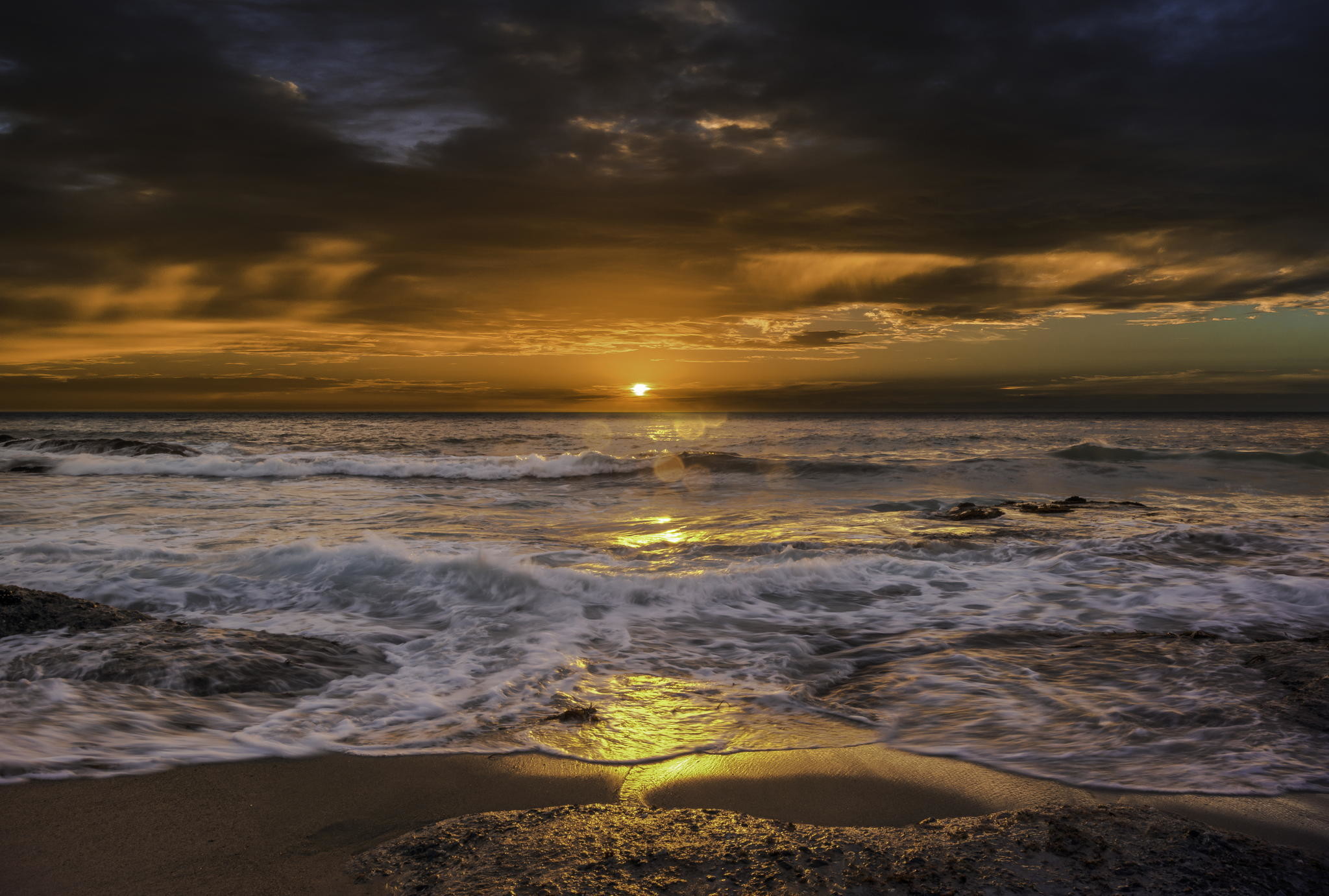 2048x1382 Sea Sunrise Surf - Free Stock Photos, Images, HD Wallpaper