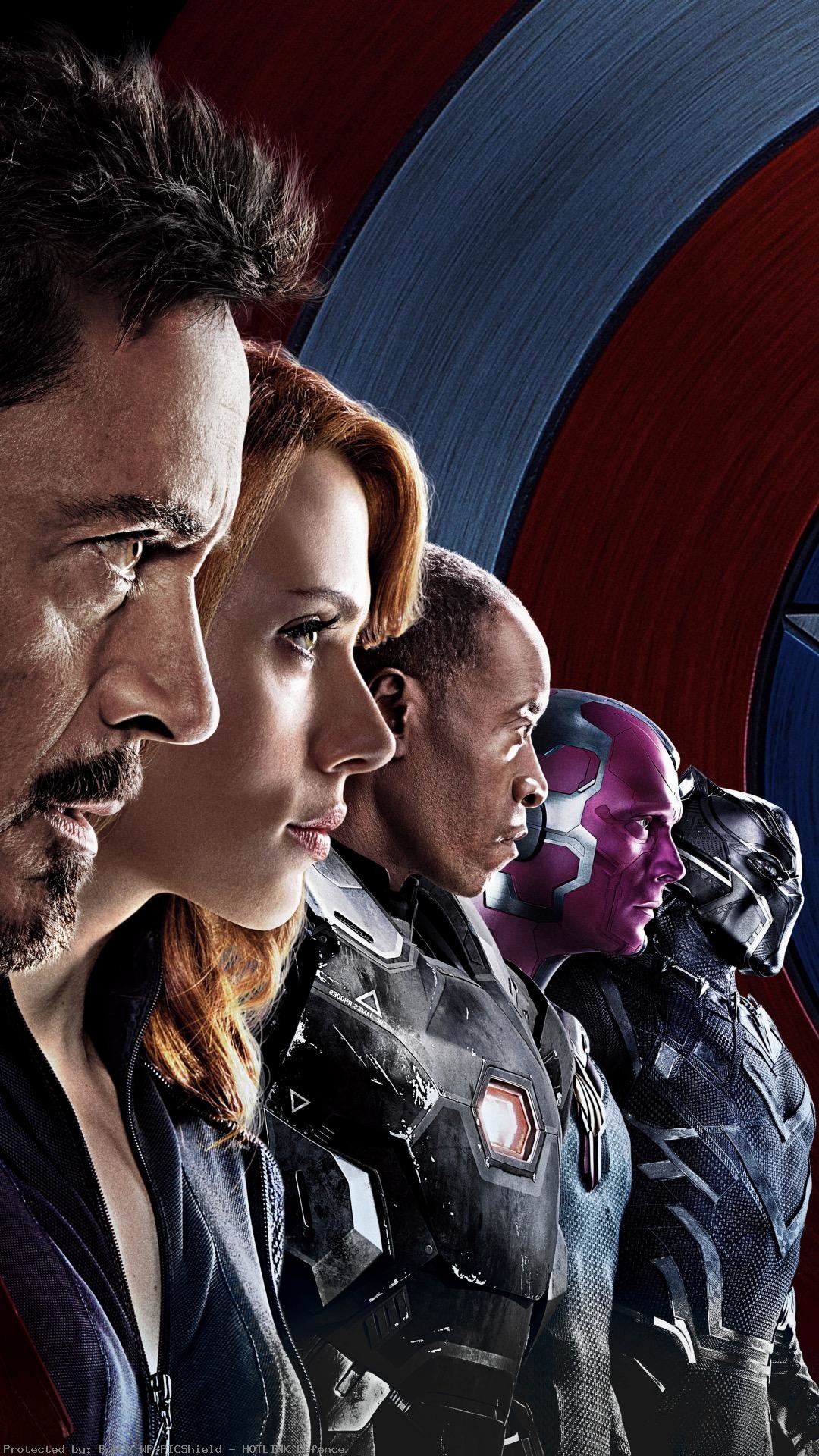 1080x1920 Captain-America-Civil-War-Team-Stark-and-Black-