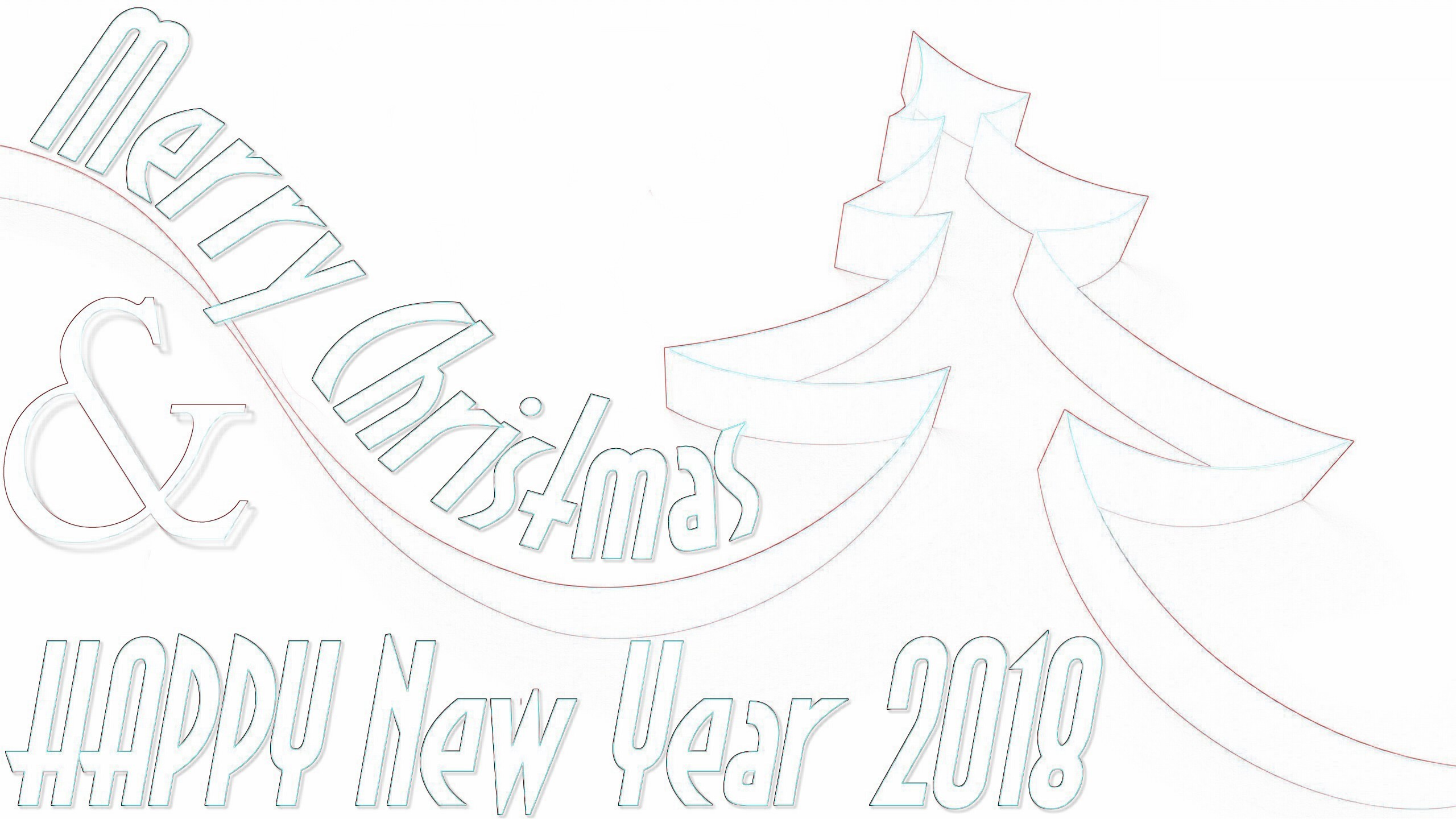 2560x1440 Coloring page happy new year free background pictures for desktop