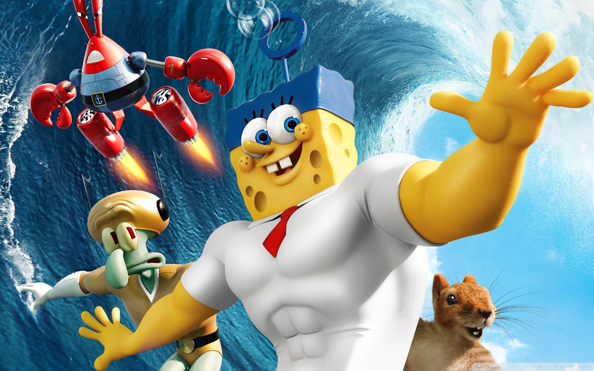 1920x1200 The SpongeBob Movie: Sponge Out of Water Wallpapers