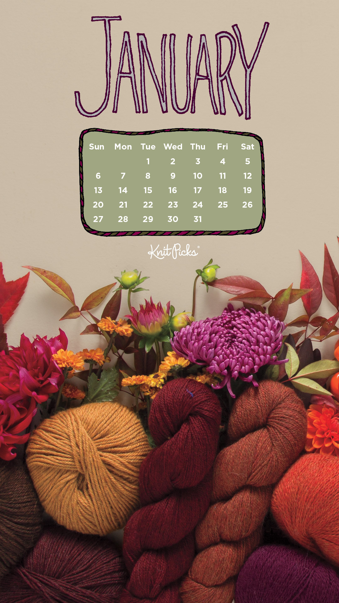 1080x1920 Desktop wallpaper calendar for mobile 2015
