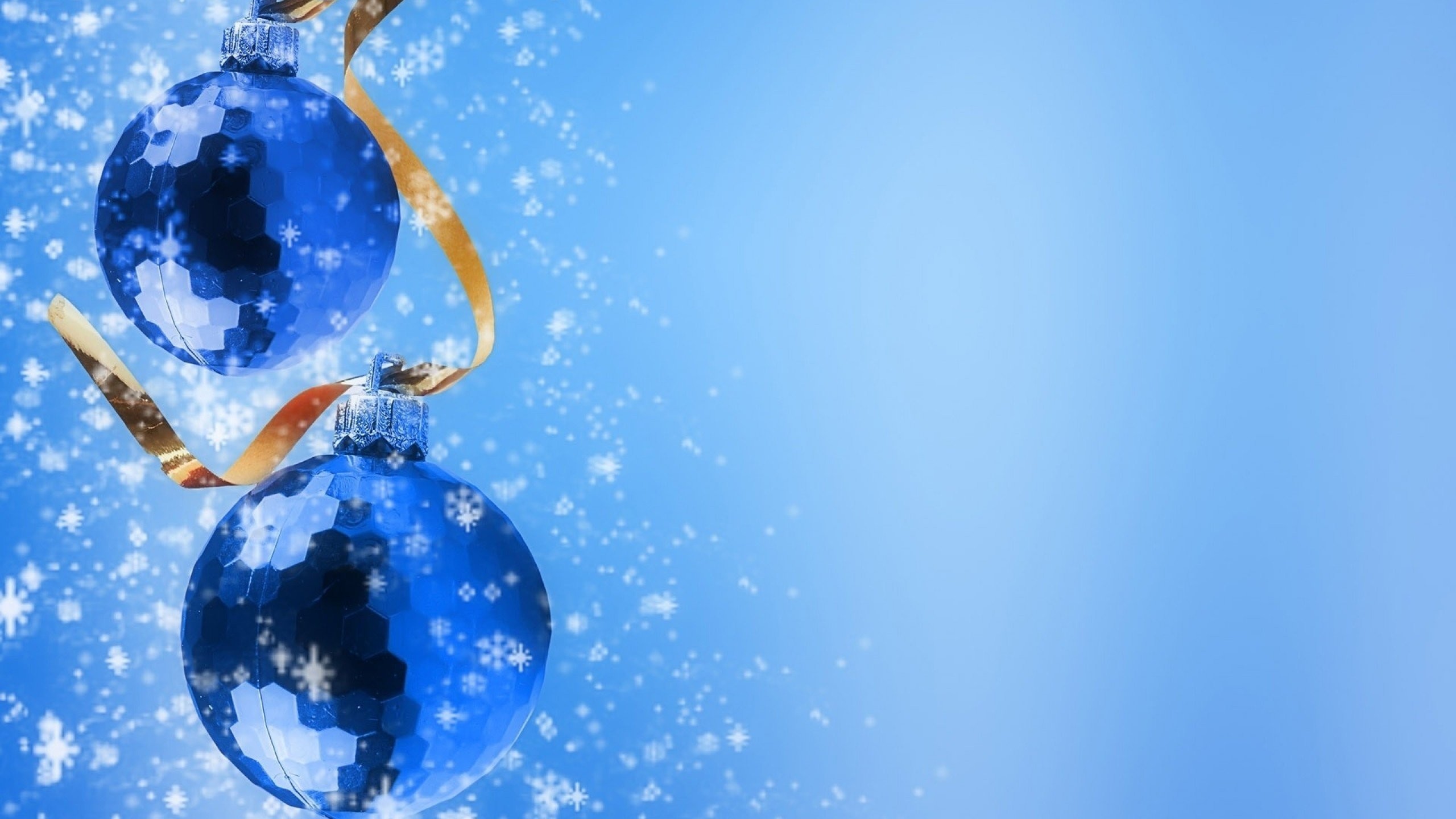 2560x1440 Blue Christmas Background 694982