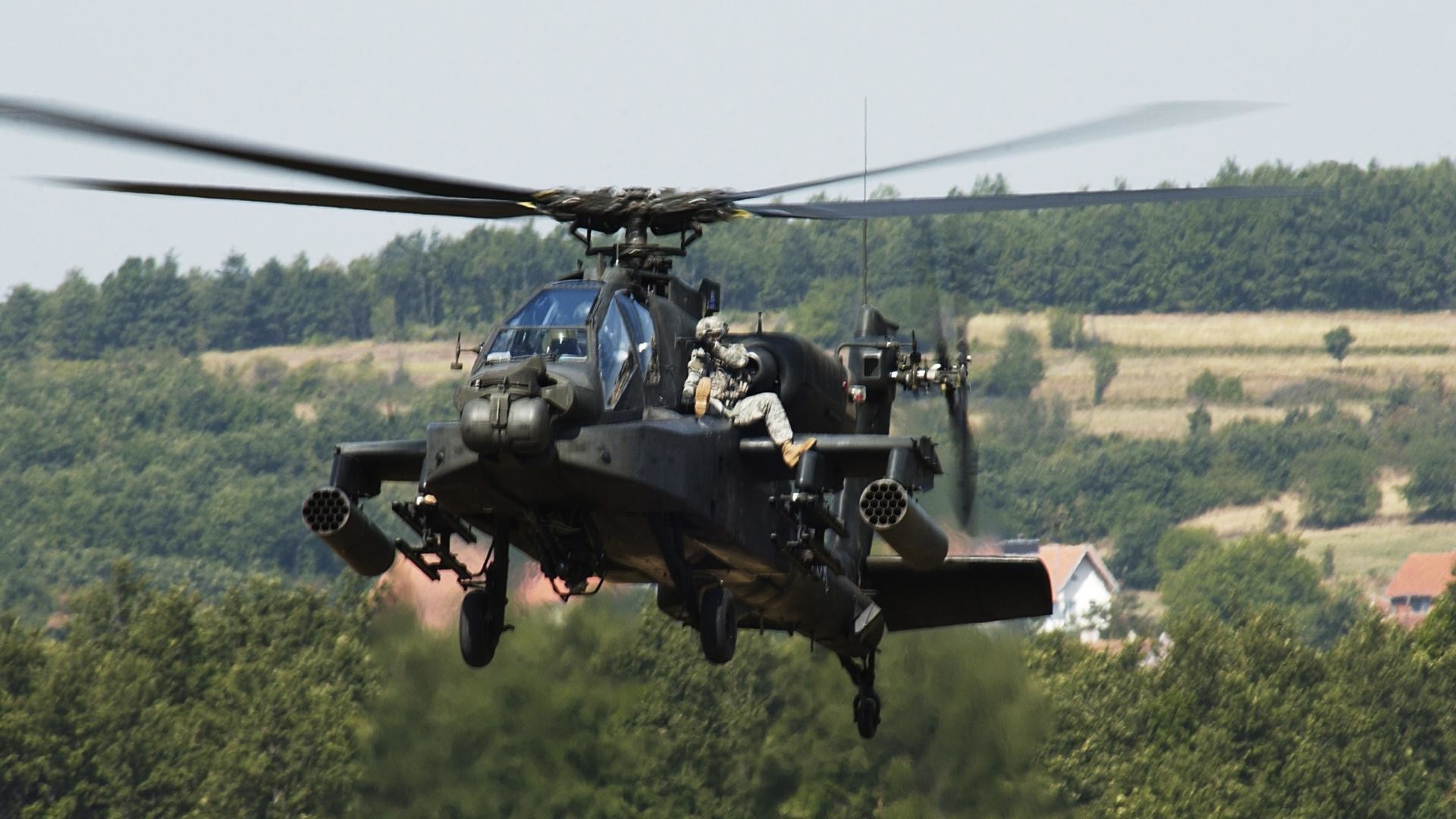 1920x1080 Ah 64d apache army helicopter