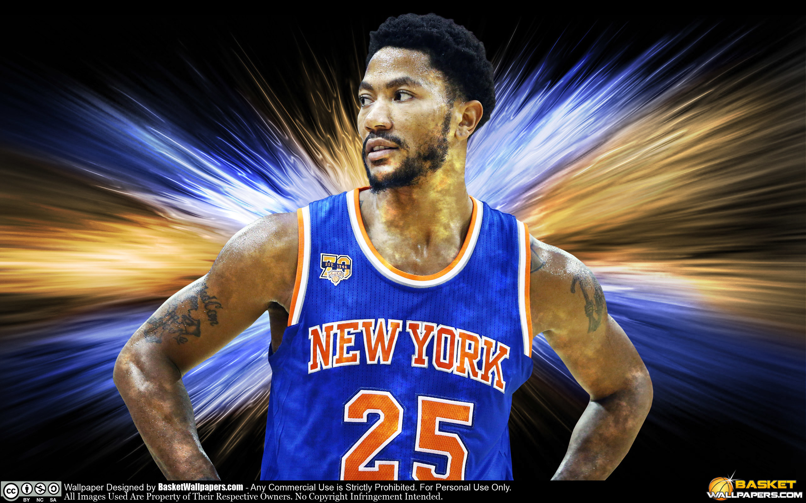 2560x1600  Derrick Rose New York Knicks 2016 Wallpaper
