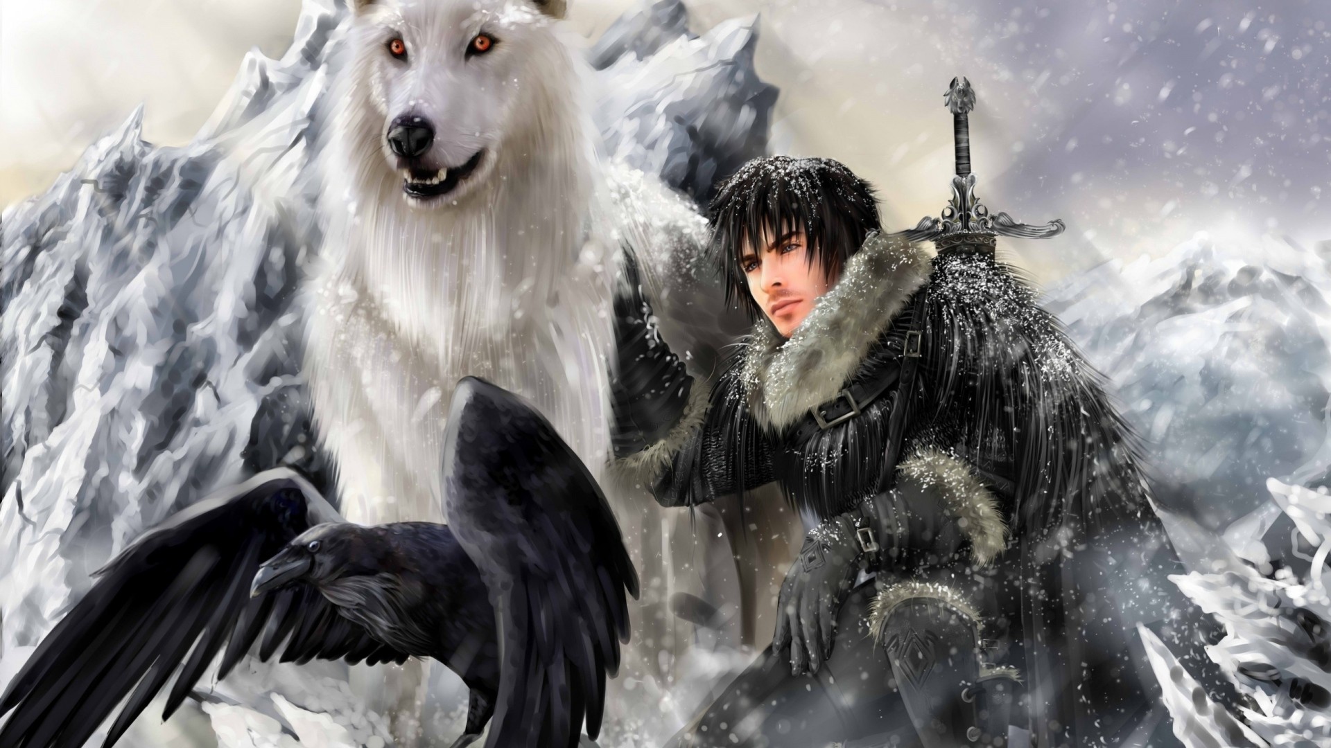 1920x1080 Preview wallpaper game of thrones, a song of ice and fire, jon snow,
