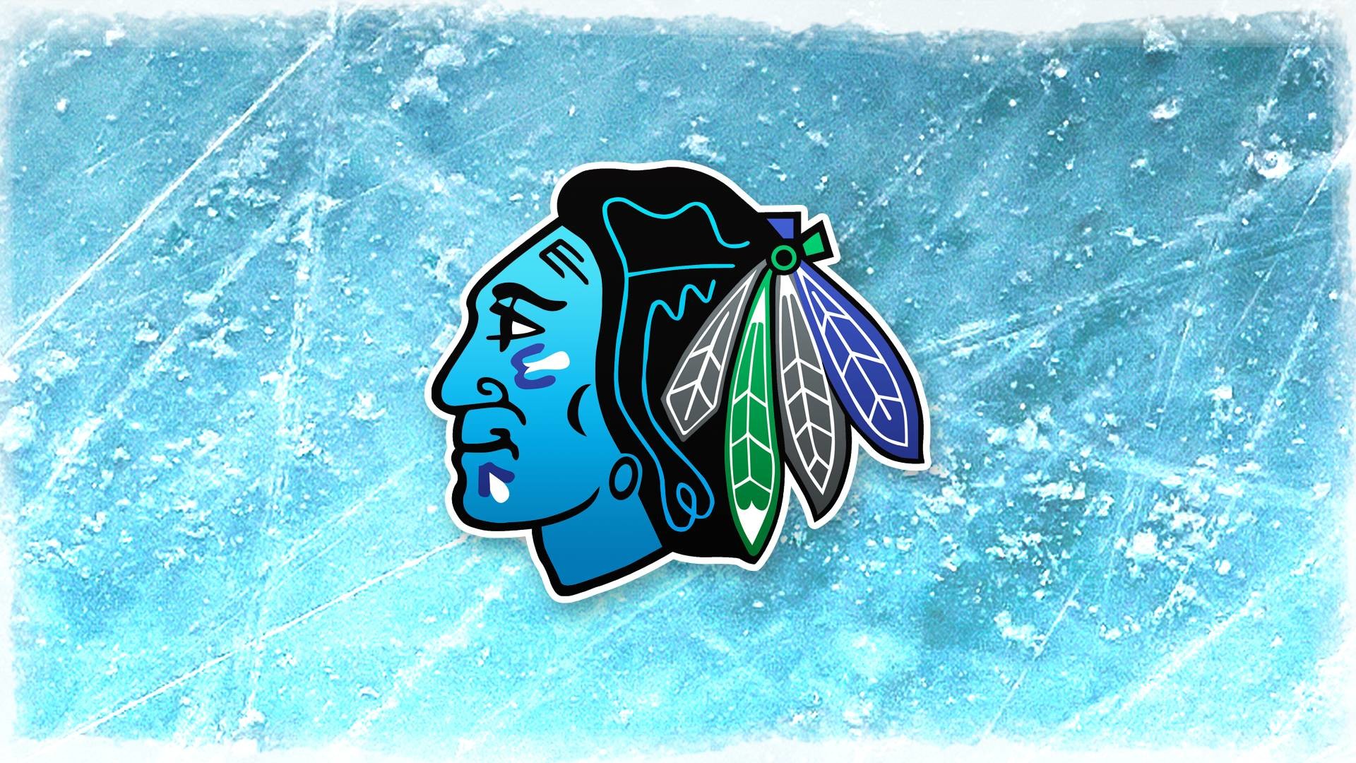 1920x1080 Chicago Bluehawks. My Blackhawks logo remix. Available as Wallpaper or  Print (links in comments) ...
