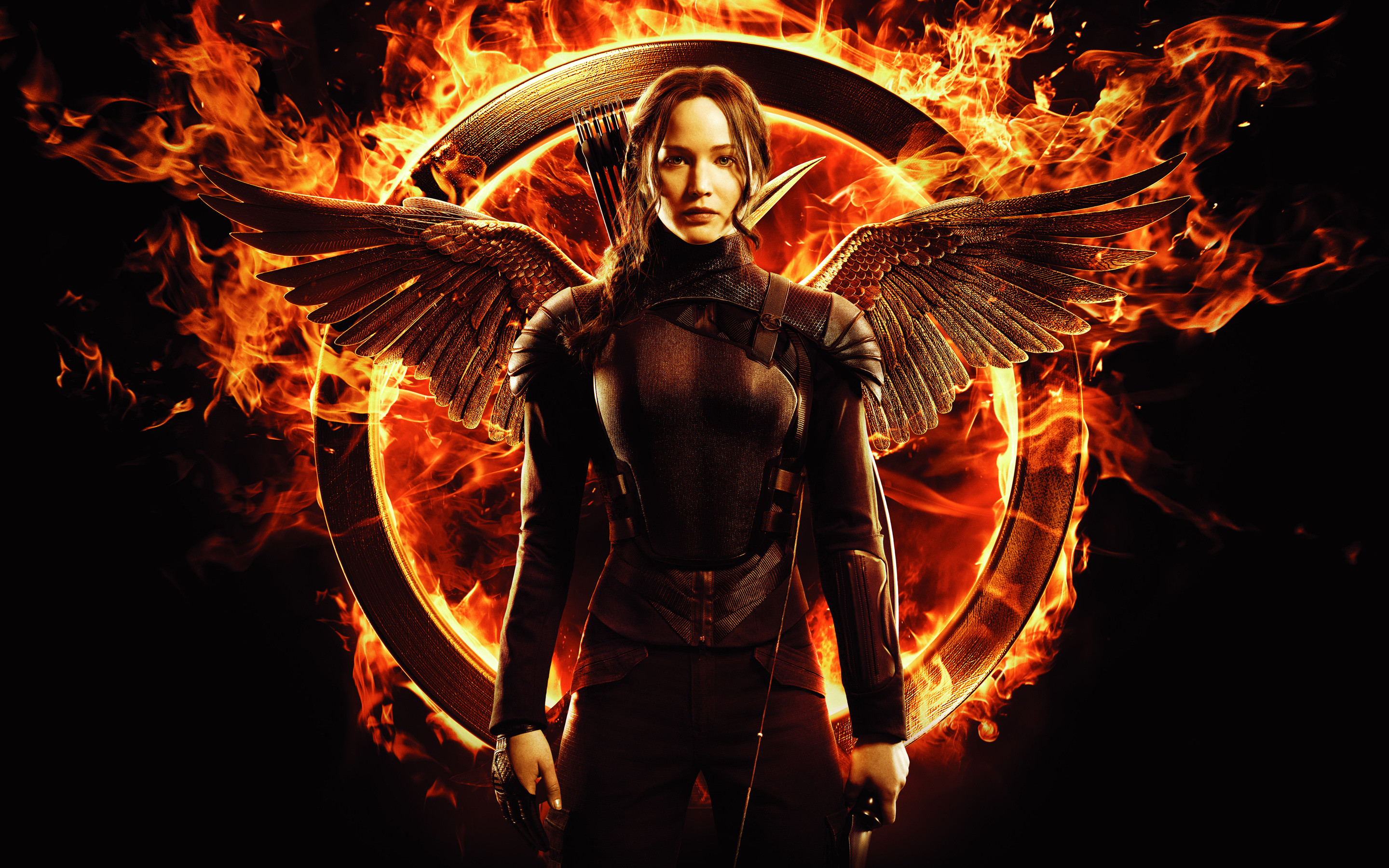 2880x1800 Jennifer Lawrence in The Hunger Games Catching Fire Wallpapers .