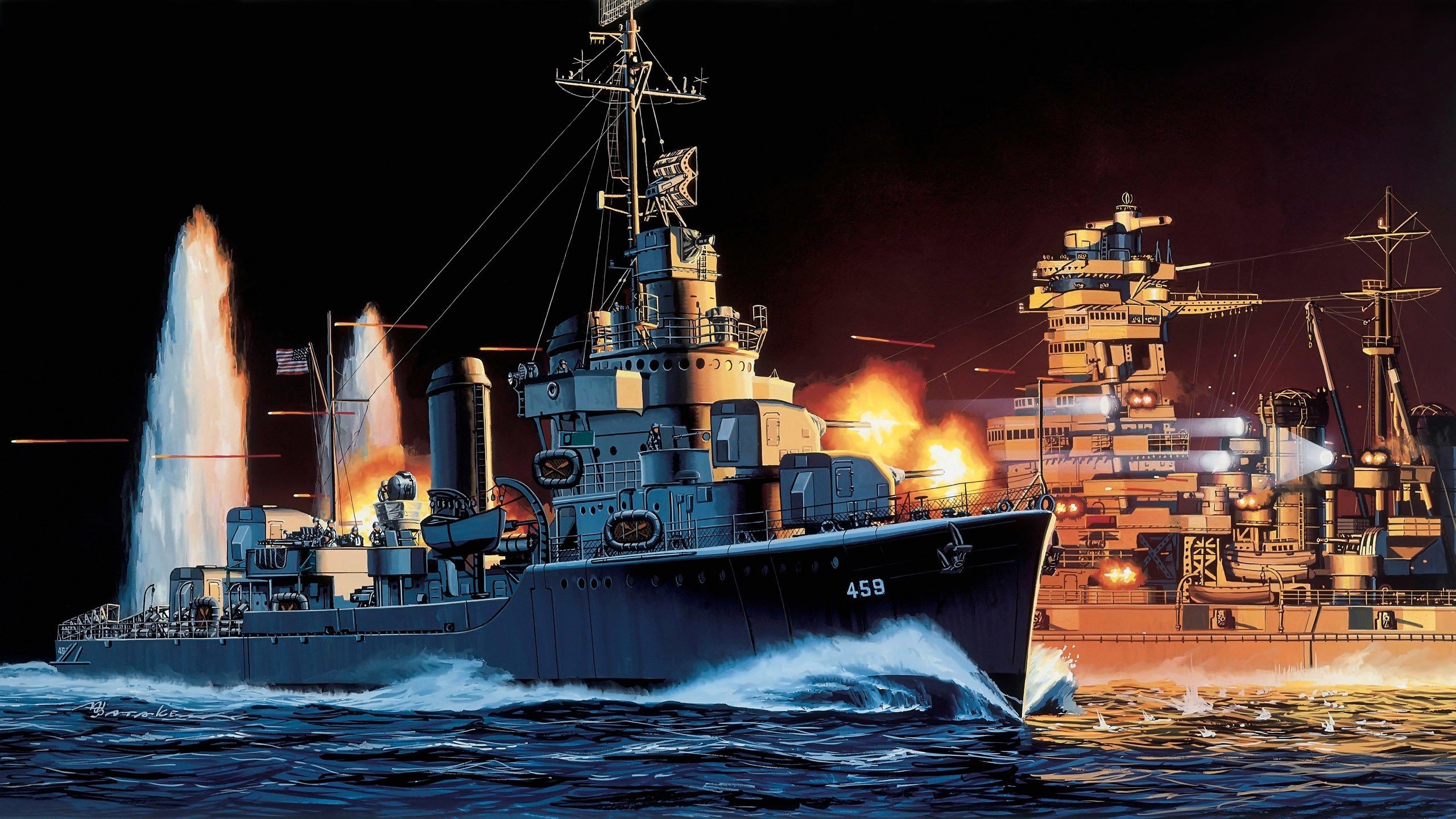 2560x1440 wallpaper war Â· US Navy Â· ships