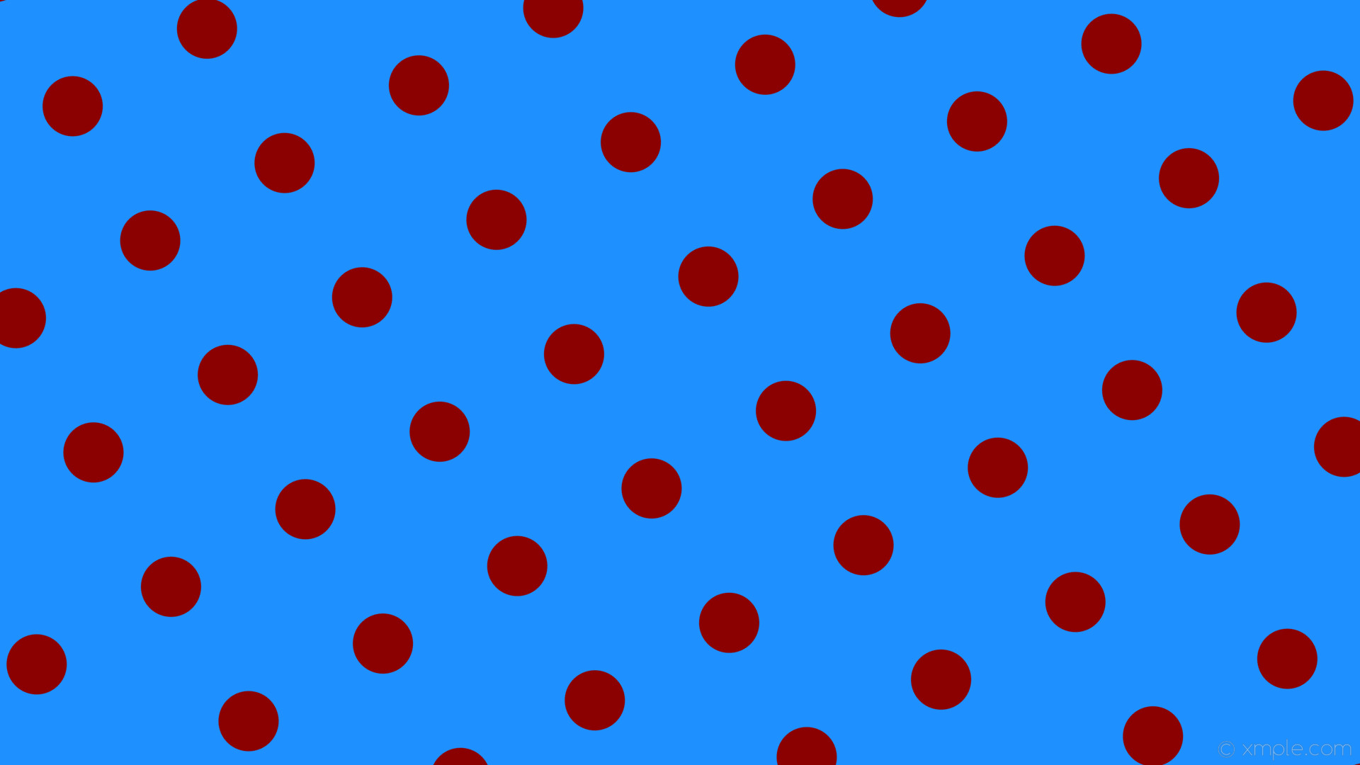 1920x1080 wallpaper blue dots spots red polka dodger blue dark red #1e90ff #8b0000  210Â°