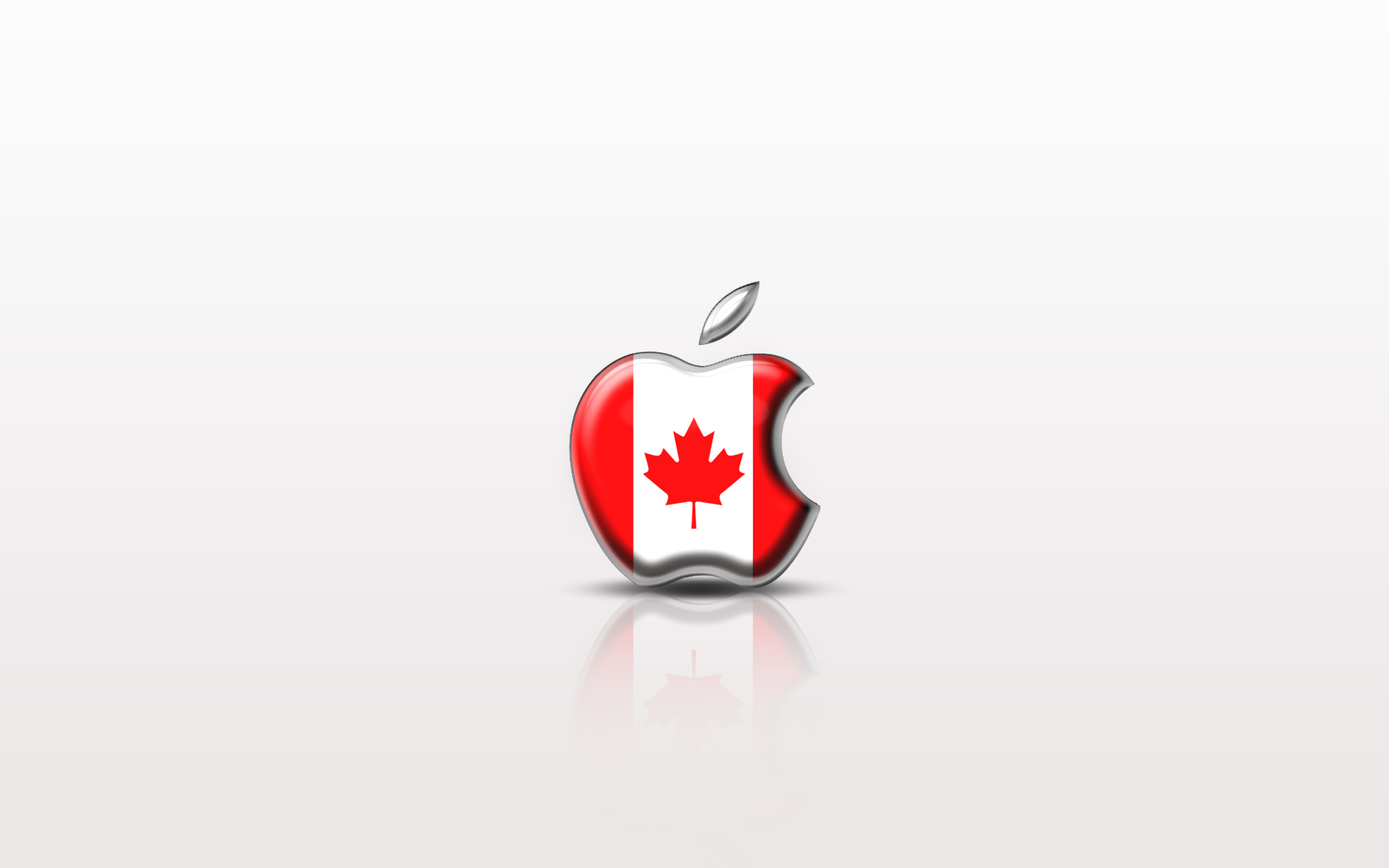 2880x1800 ... Apple Logo Wallpaper – National Flag _ Canada