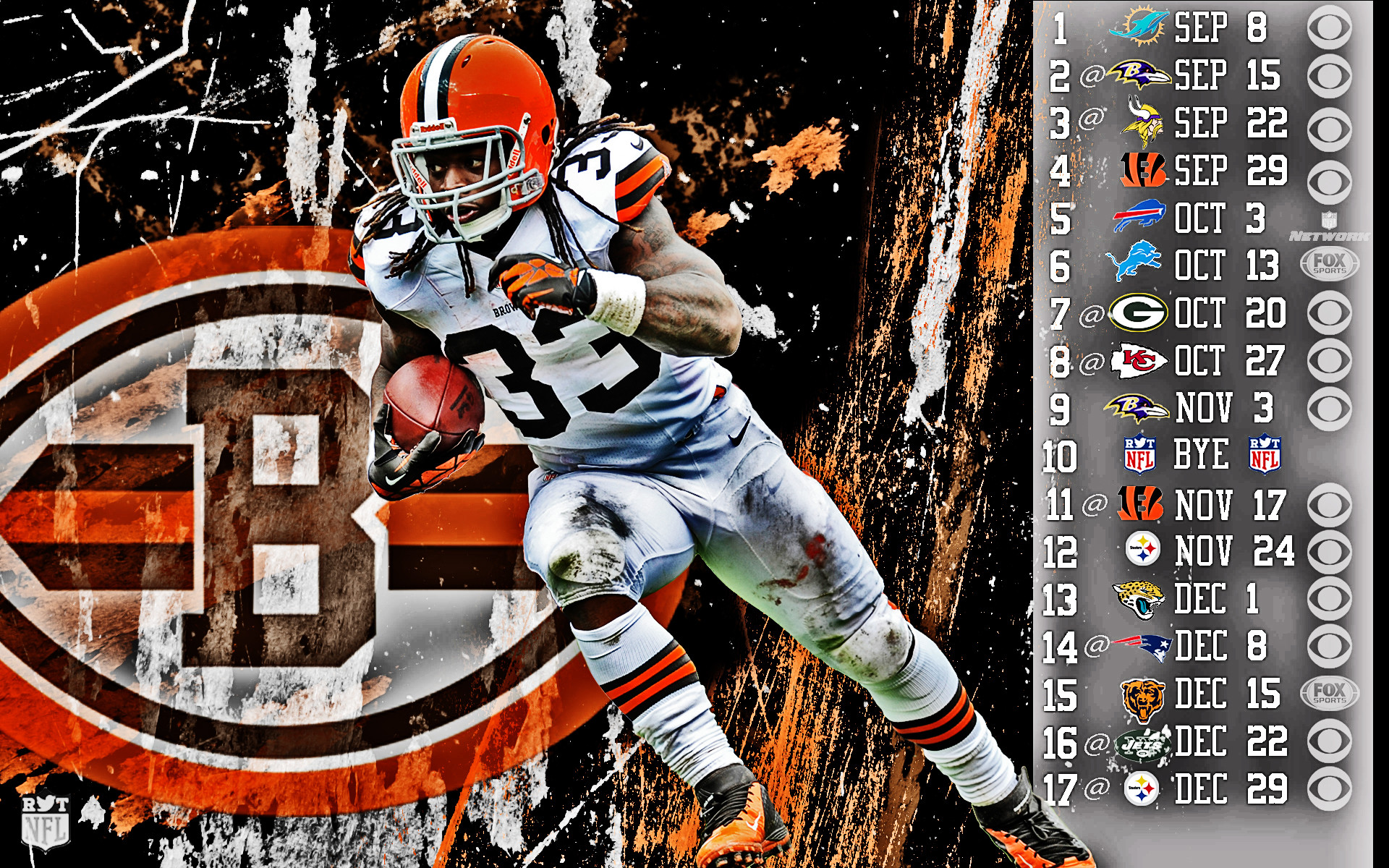 1920x1200 Cleveland Browns Wallpapers HD Backgrounds cleveland browns desktop  wallpaper Collection (75 ) ...
