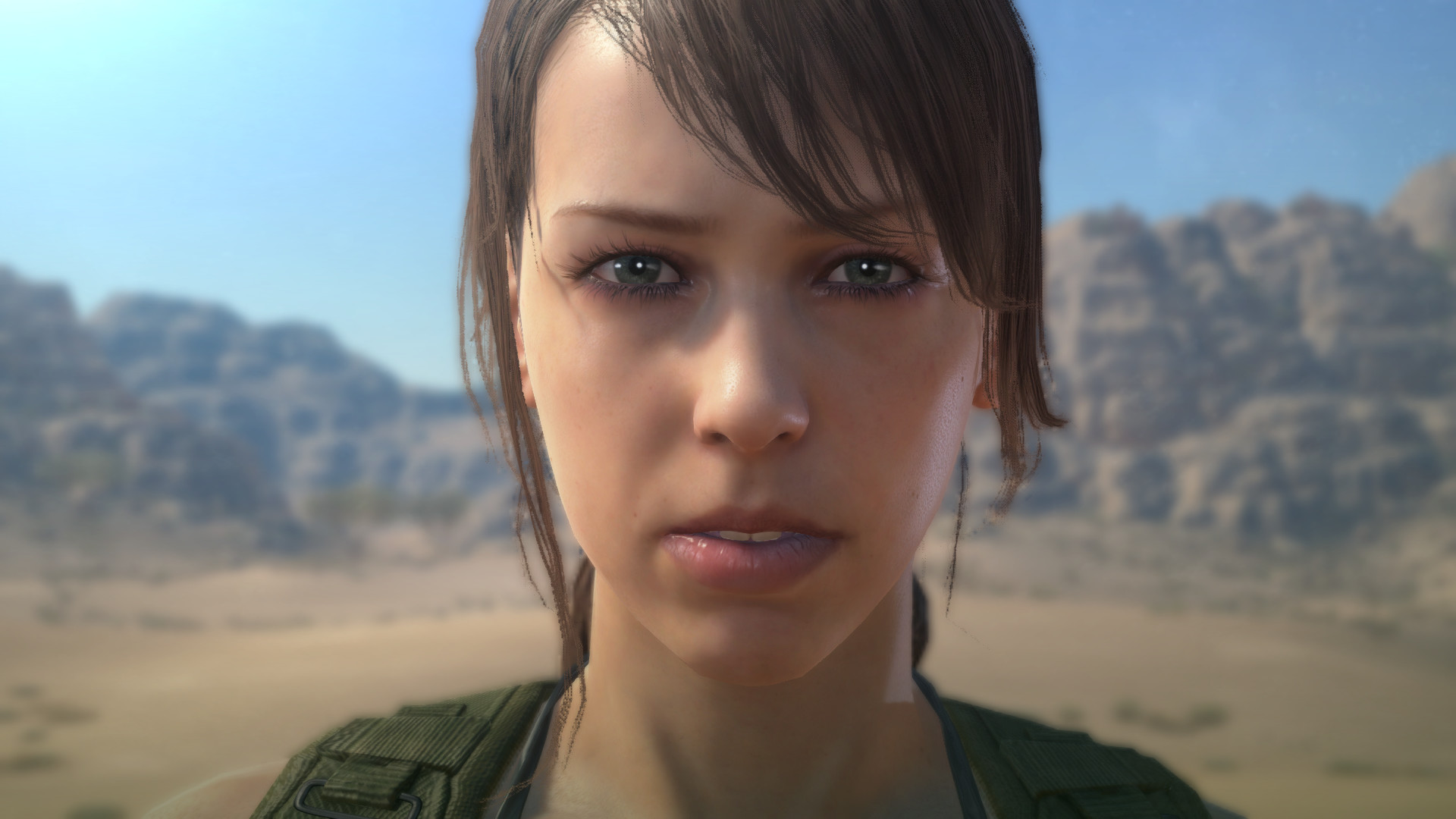 1920x1080 Quiet's lips are amazing. I'm whatever about bewbies and butt, but the lips  are lovely. Props to the modeler (even if he/she was working off of Joosten  as a ...