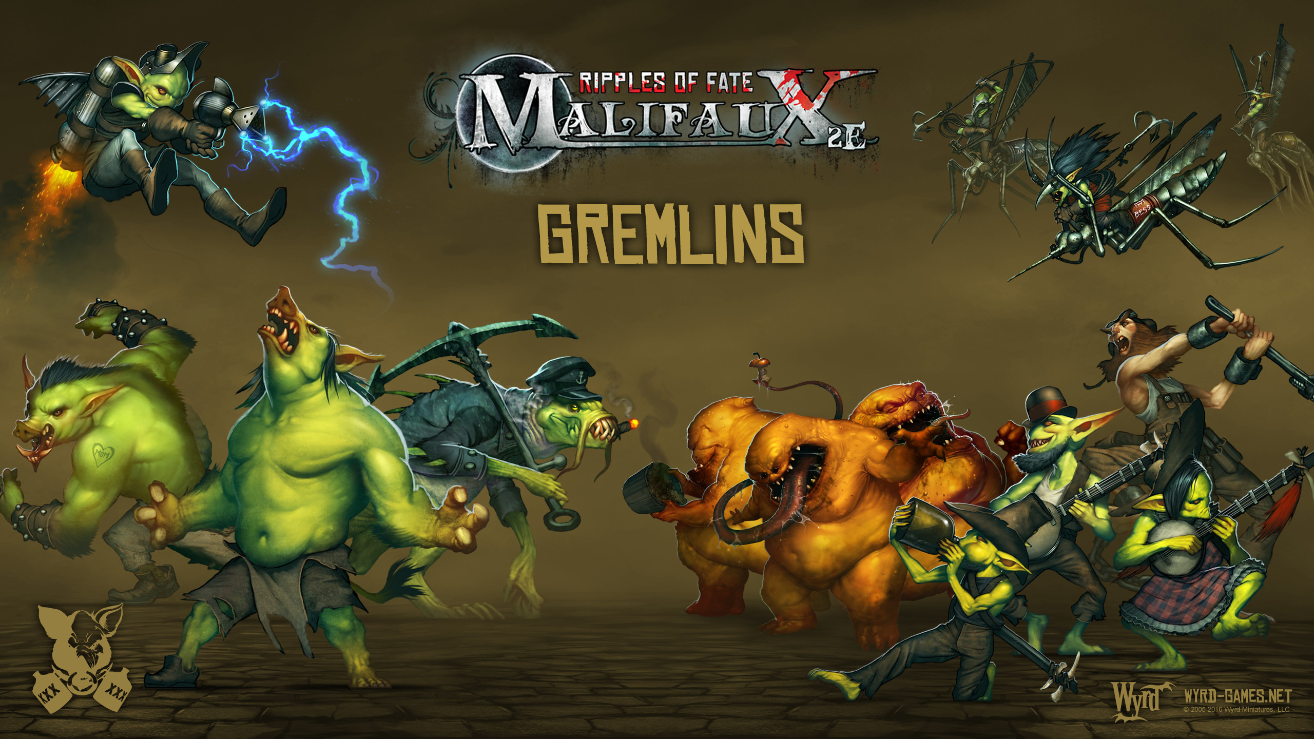 2560x1440 ... Gremlins, Guild and Outcasts. Linked because they're lolhuge.
