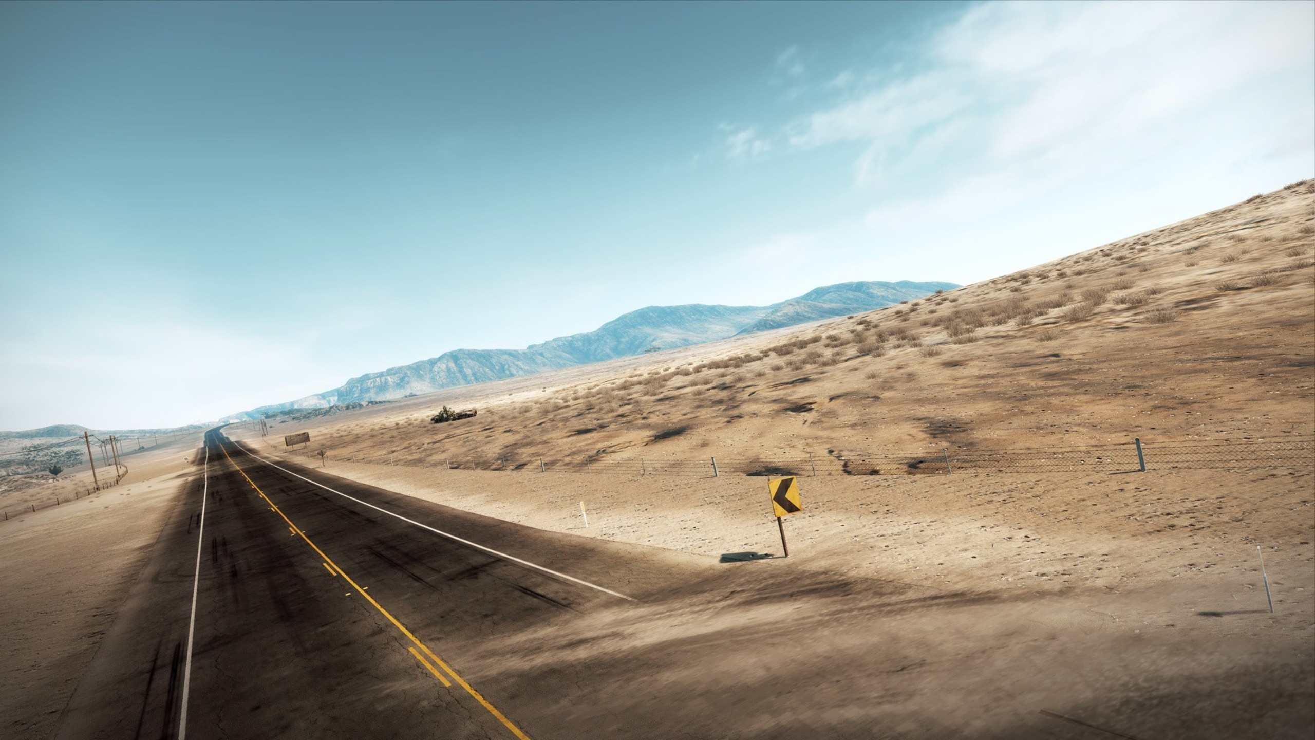 2560x1440 Desert road Wallpaper #5998 Â· Wild WestOcean ...
