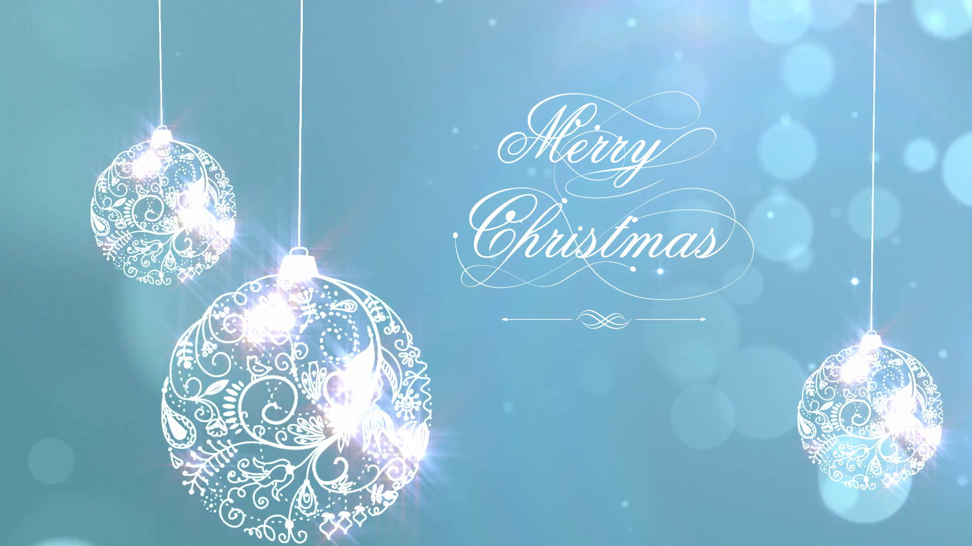 1920x1080 Merry Christmas Background with Ornaments Motion Background - Storyblocks  Video