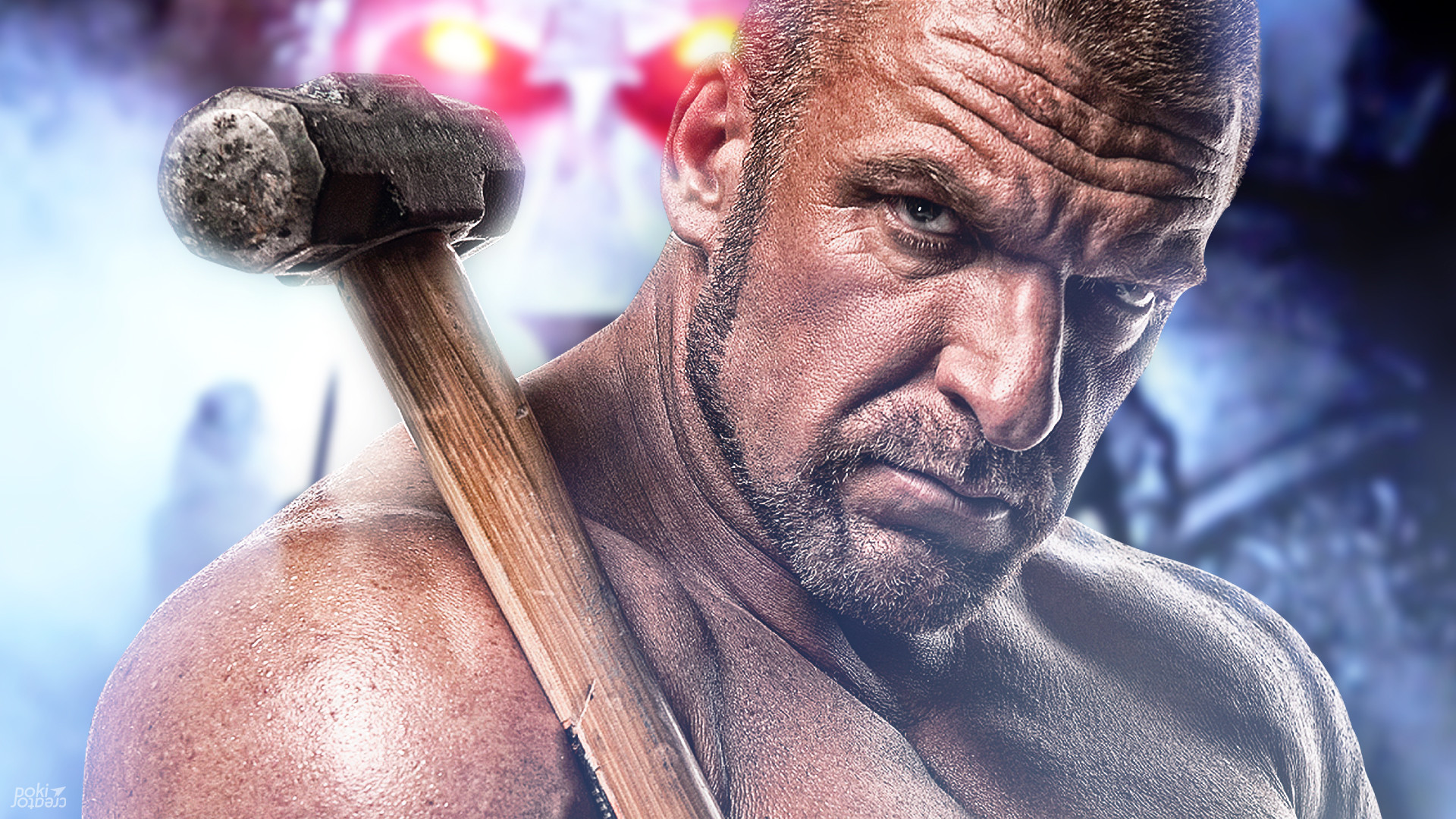 1920x1080 ... Wallpaper: Triple H With Sledgehammer by pokidkinv