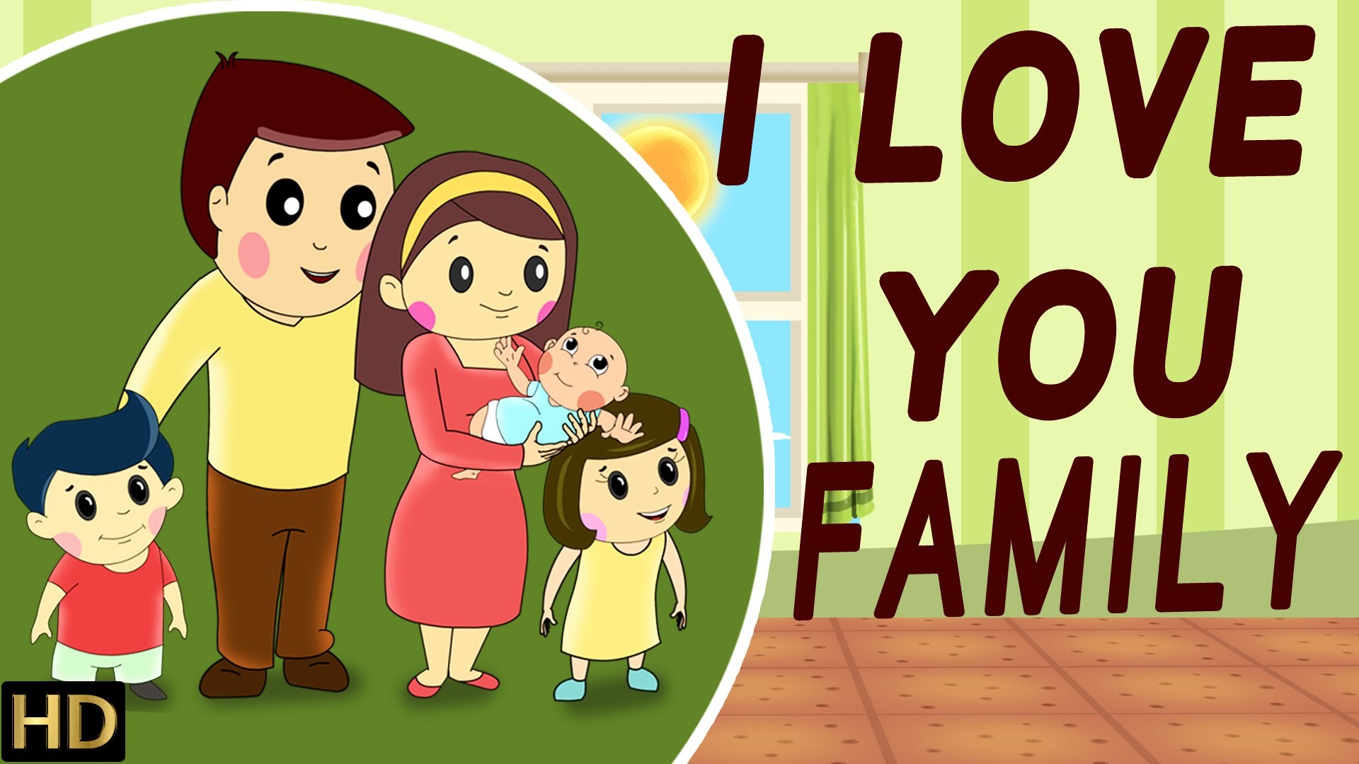 1920x1080 I Love You - Family (HD) - Nursery Rhymes | Popular Kids Songs | Shemaroo  Kids - YouTube
