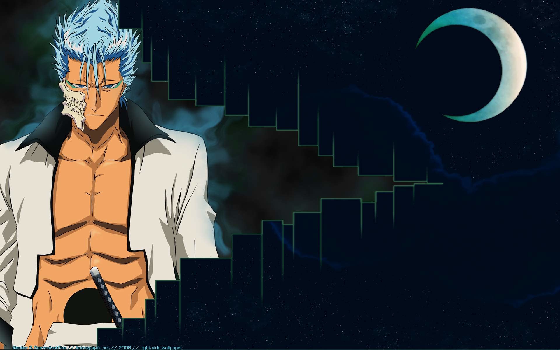 1920x1200 Download the Bleach anime wallpaper titled: 'Grimmjow Jaegerjaquez'.