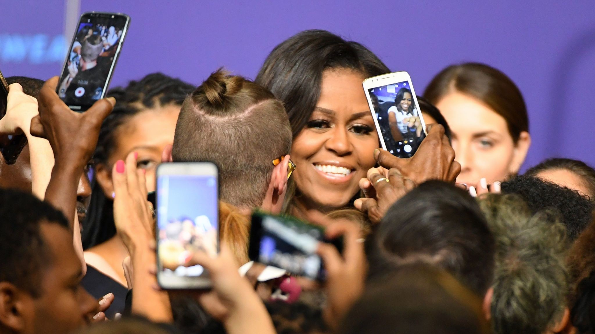 2048x1152 Michelle Obama tops Hillary Clinton as 'most admired' woman - poll
