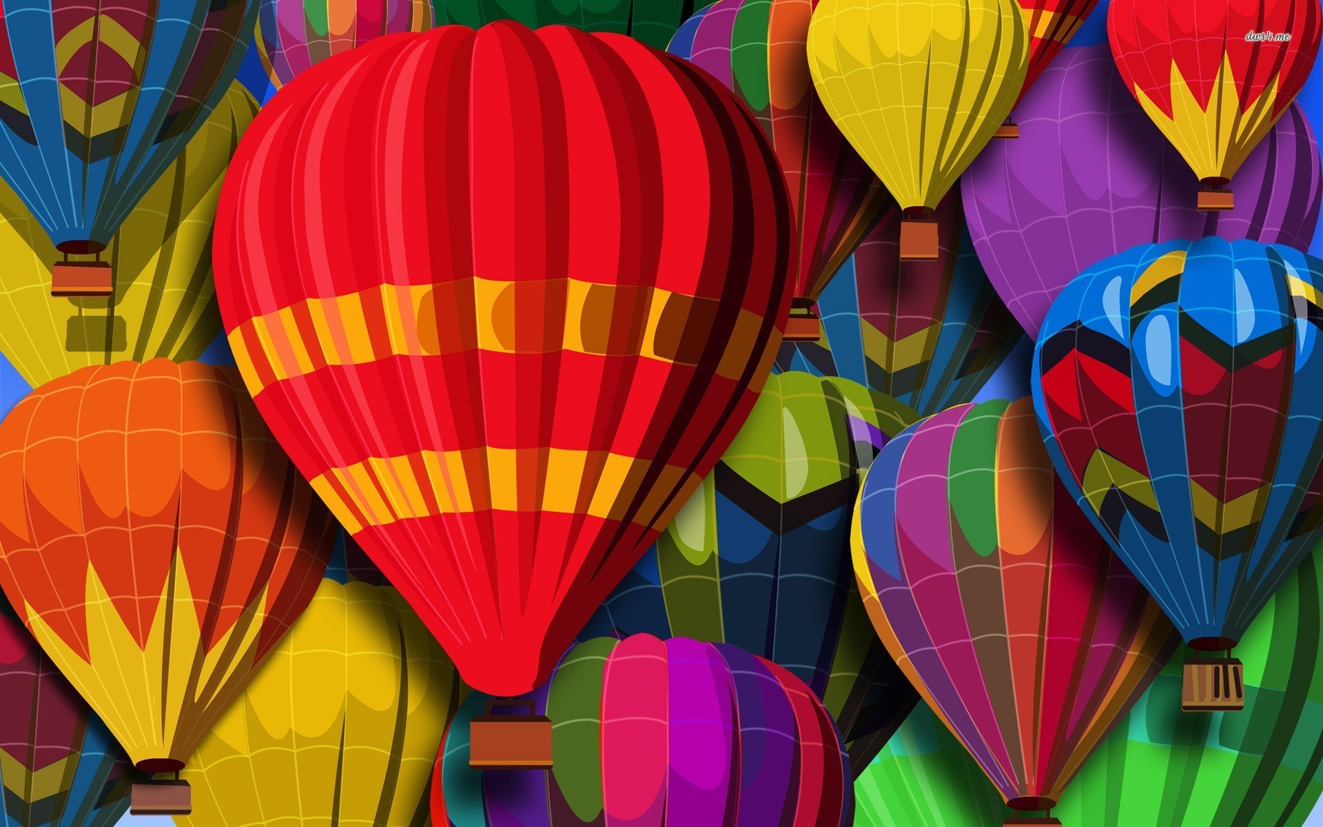 1920x1200 ... Colorful hot air balloons wallpaper  ...