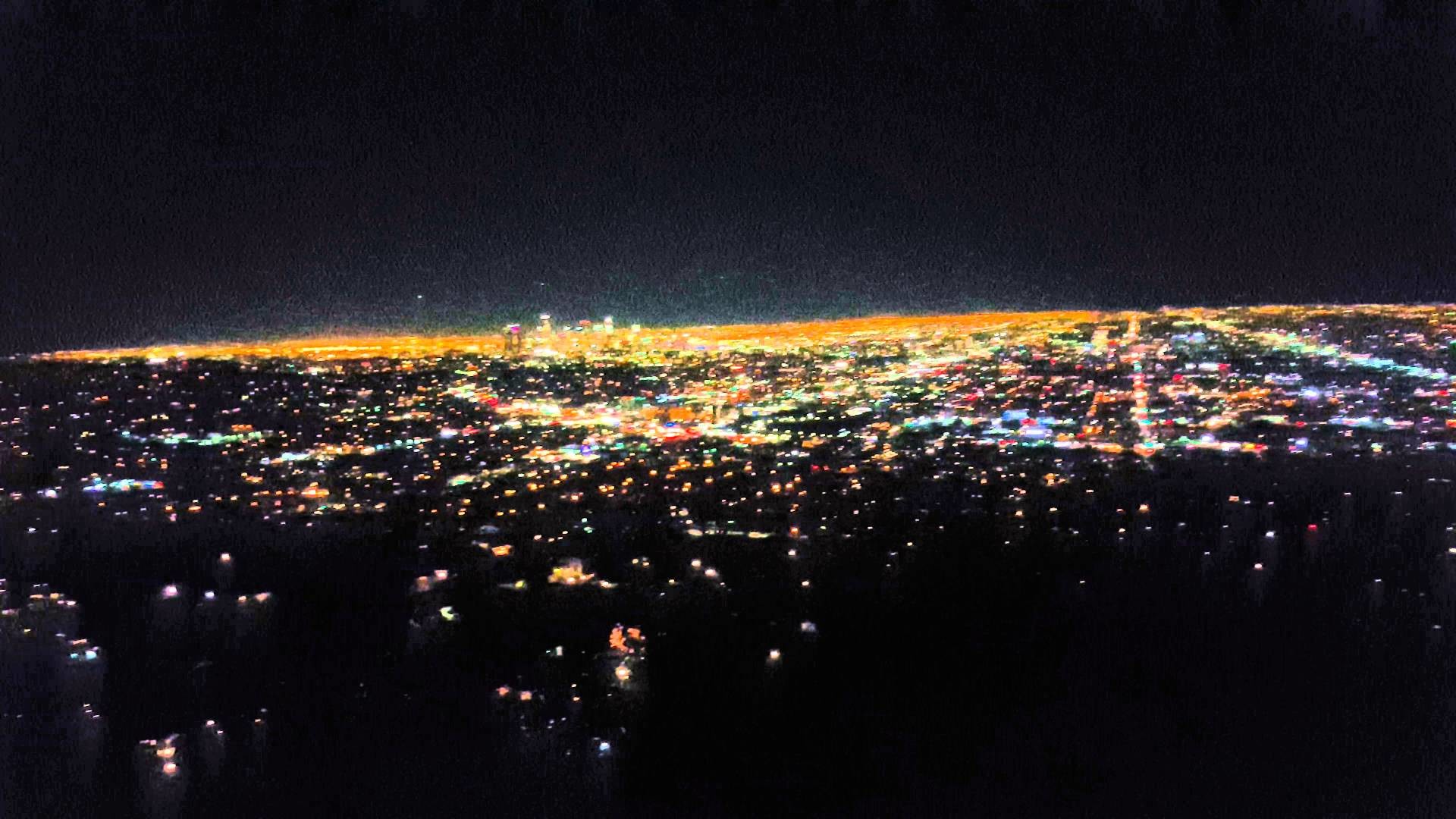 1920x1080 Beautiful View of Los Angeles at Night From Griffith Observatory in 4k