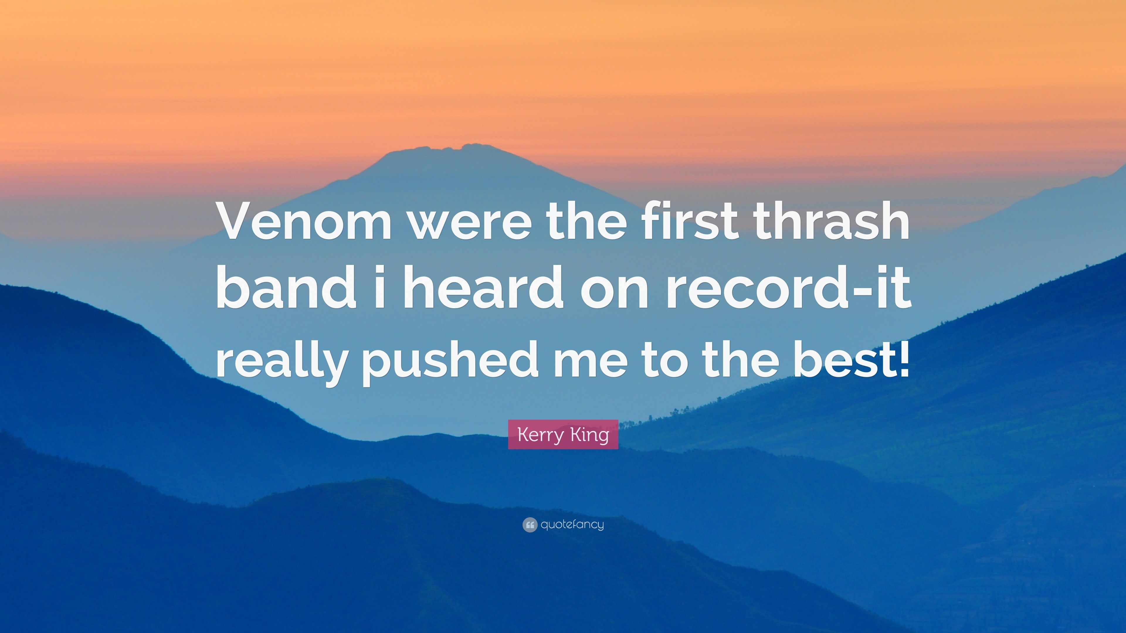 3840x2160 Kerry King Quote: “Venom were the first thrash band i heard on record-