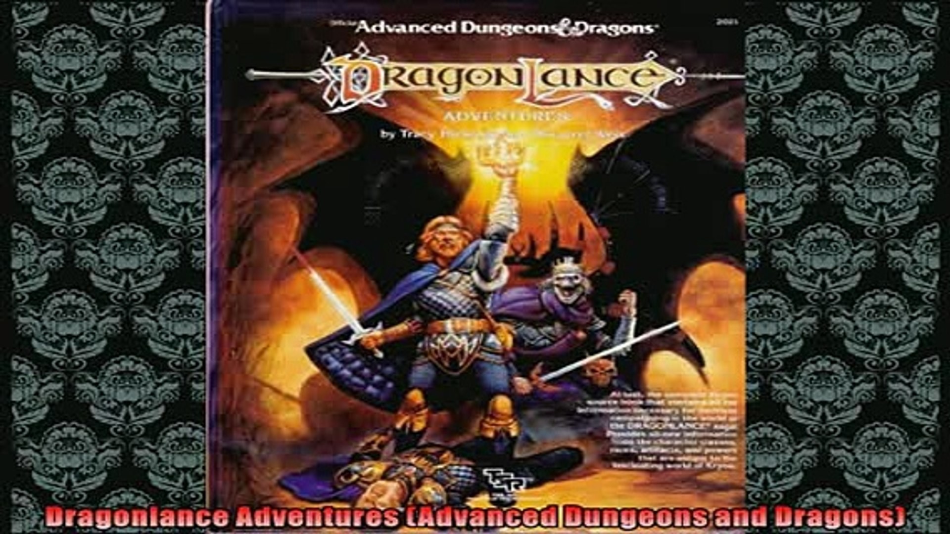 1920x1080 FREE PDF Dragonlance Adventures Advanced Dungeons and Dragons FREE BOOOK  ONLINE - video dailymotion