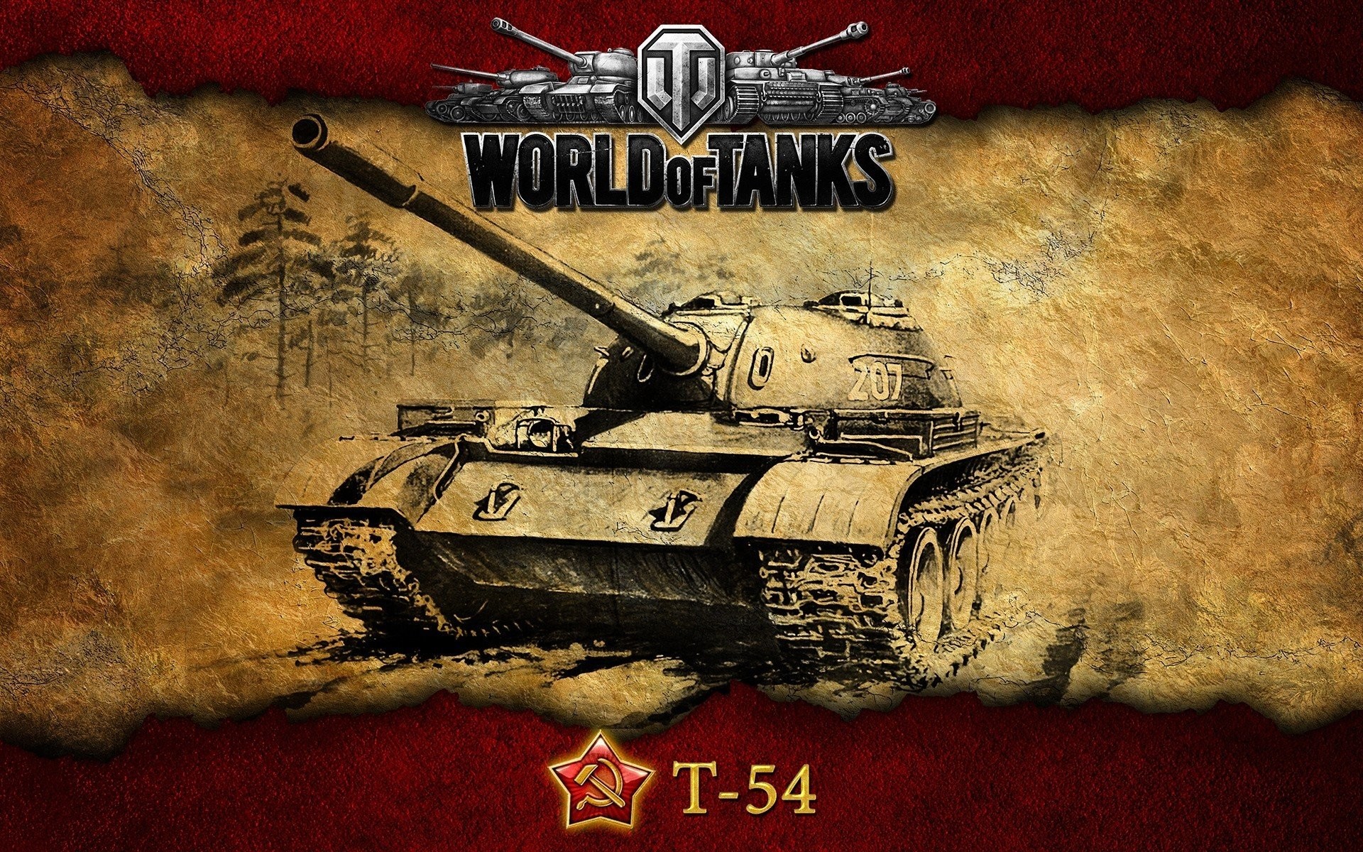 1920x1200 art cockroach world of tanks tanks t-54 wot soviet union