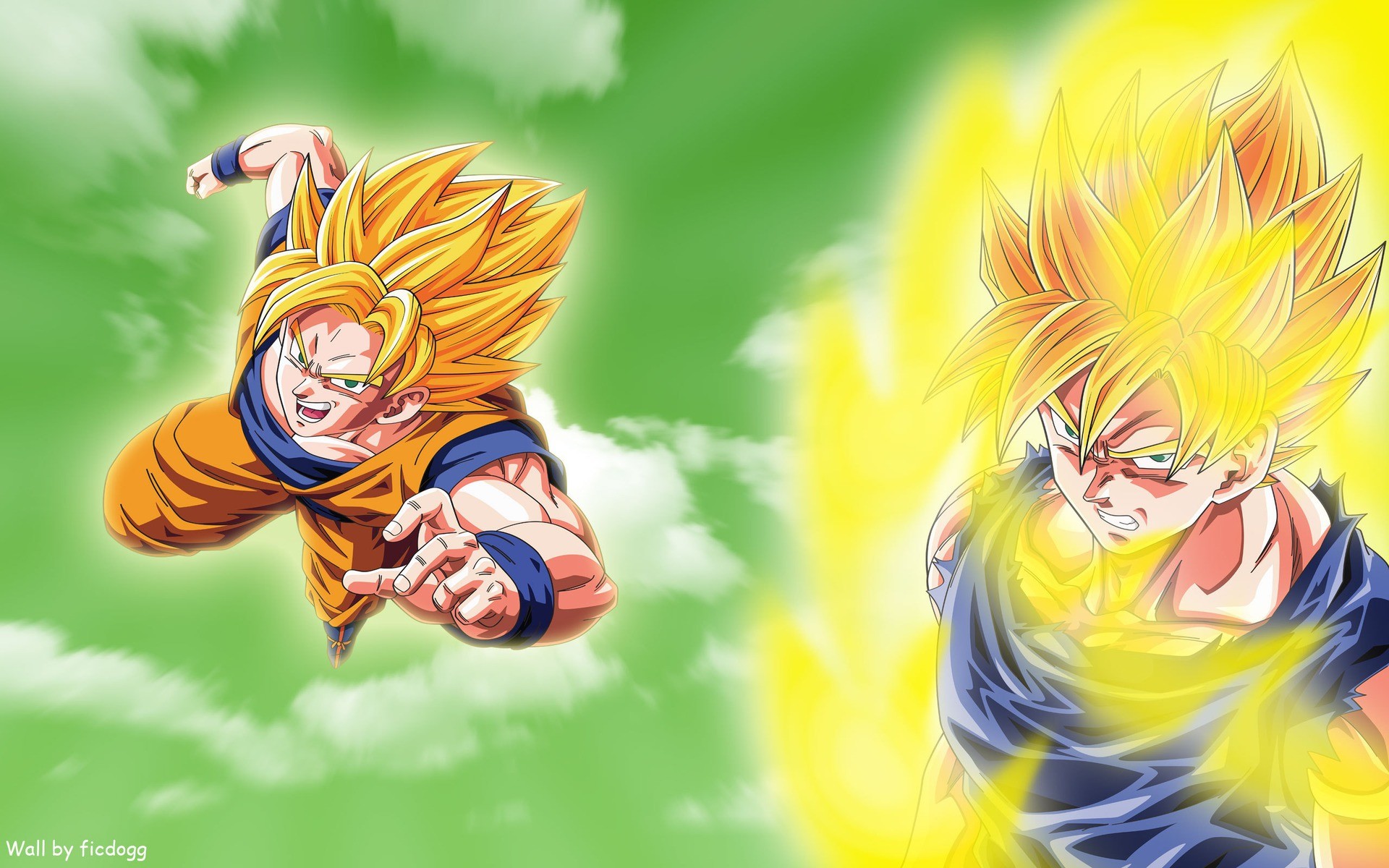 1920x1200 Goku Super Saiyan - Dragon Ball Z Wallpapers