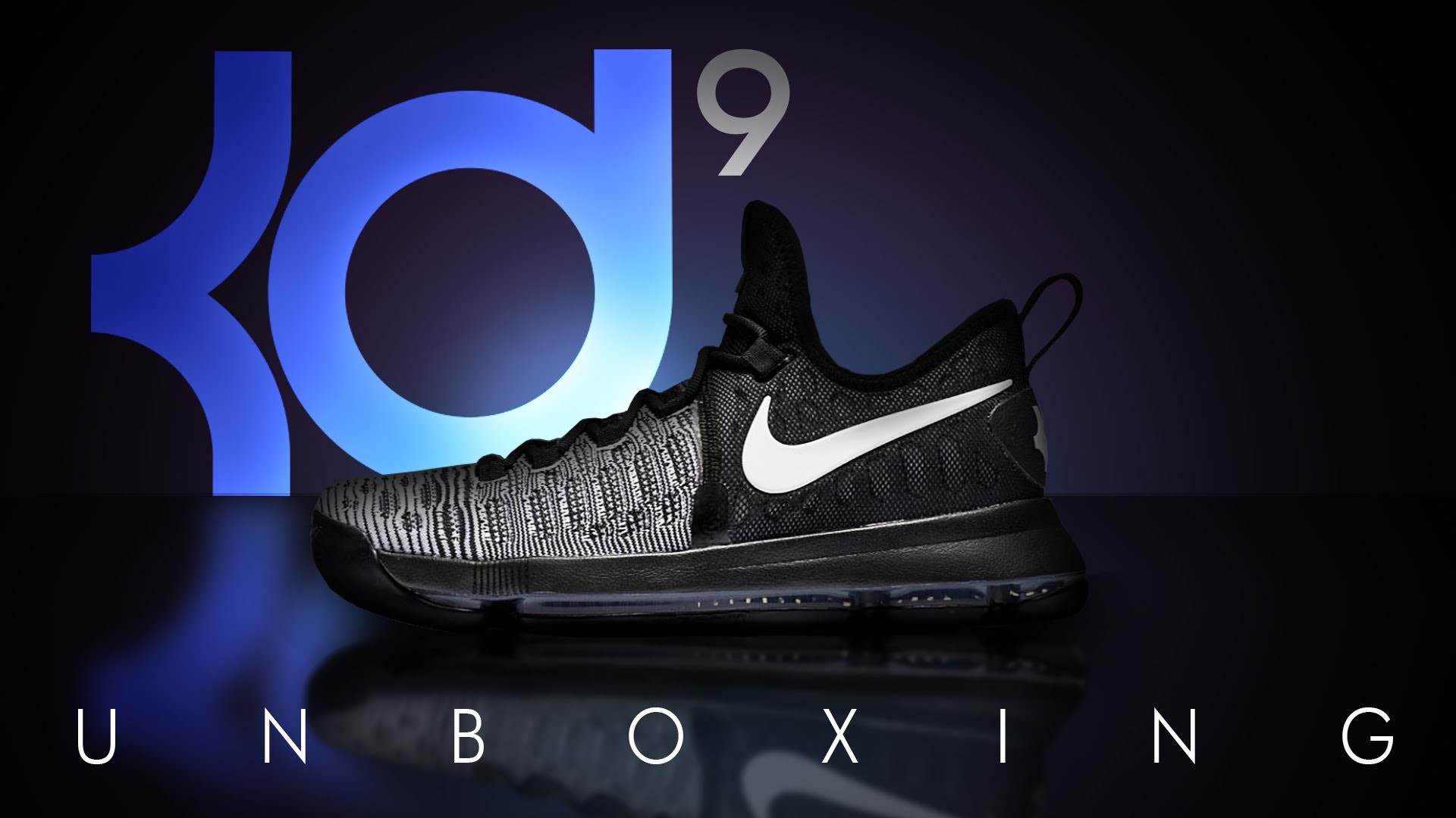 1920x1080 NIKE KD 9 UNBOXING MIC DROP (BLACK AND WHITE / OREOS) ON FEET (Video# 05) -  YouTube