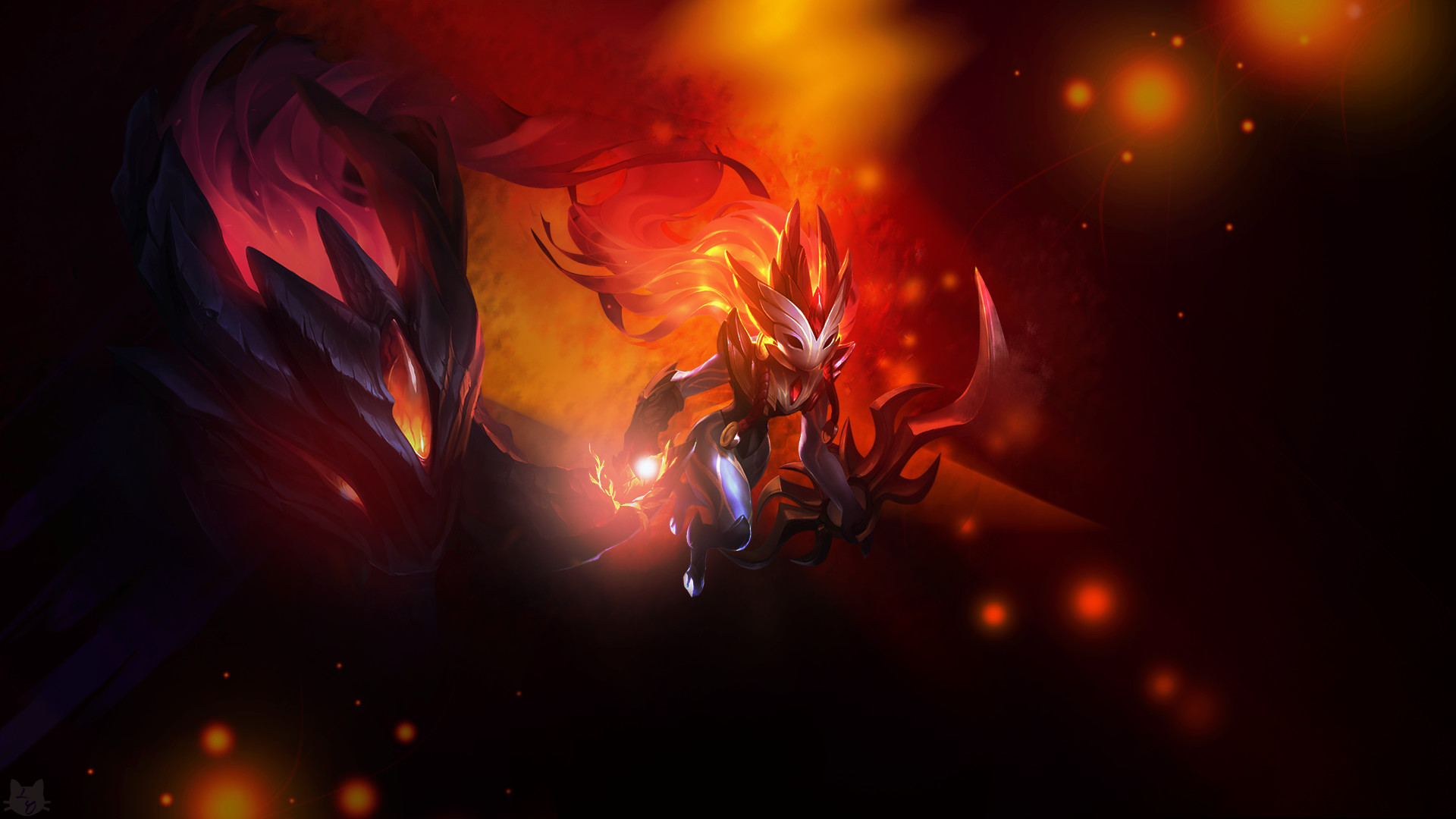 1920x1080 Shadowfire Kindred wallpaper