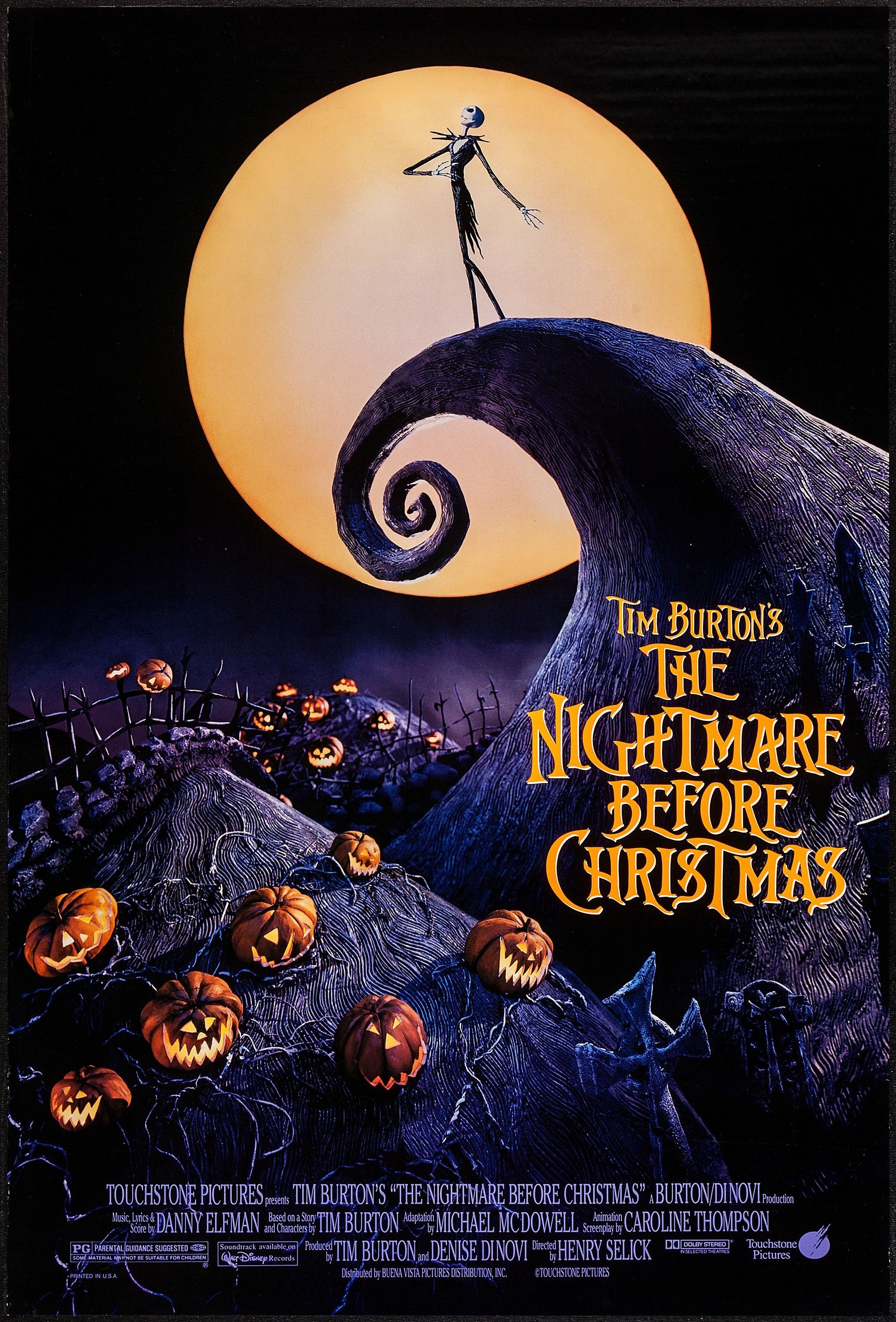 2034x3000 The nightmare before christmas movie posters wallpaper