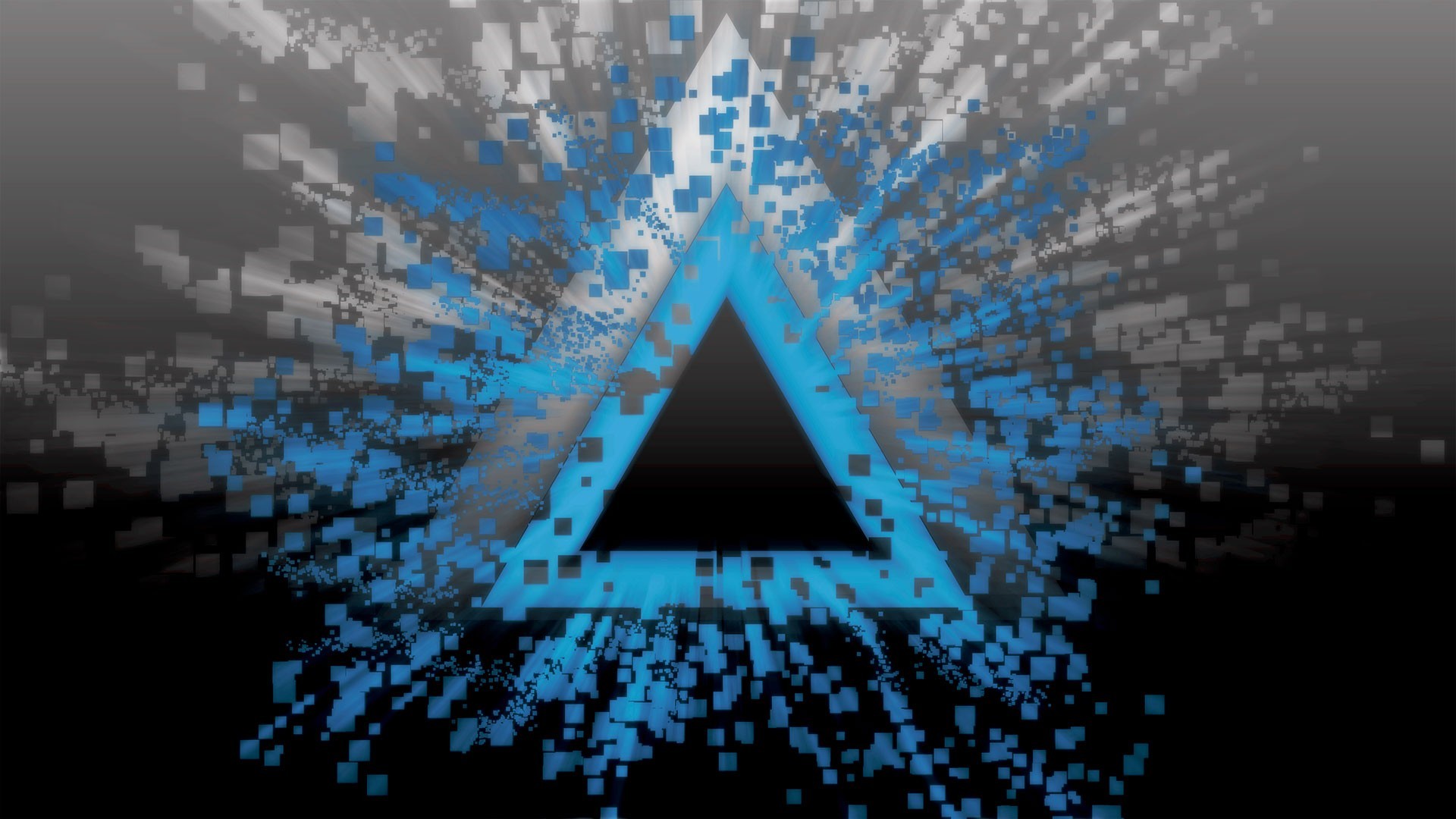 1920x1080 Pixelated Triangles - Wallpaper #43025