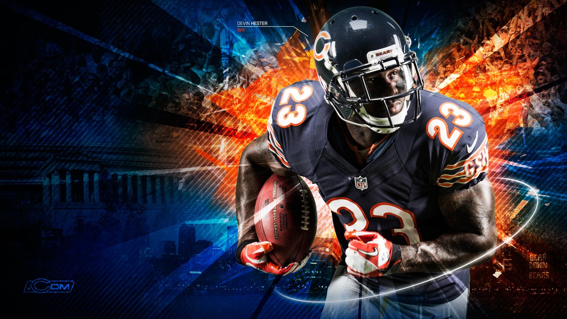 1920x1080 wallpaper fan wallpapers bears chicago hester images 