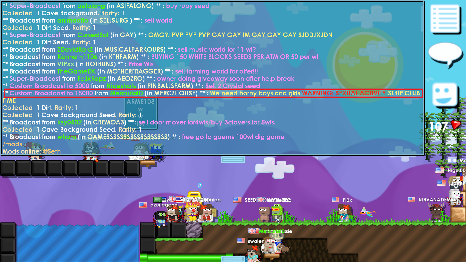 1920x1080 What the hell! I hope people like this will be banned! Why do these  perverts even join Growtopia? Why isn't Solorien online more often