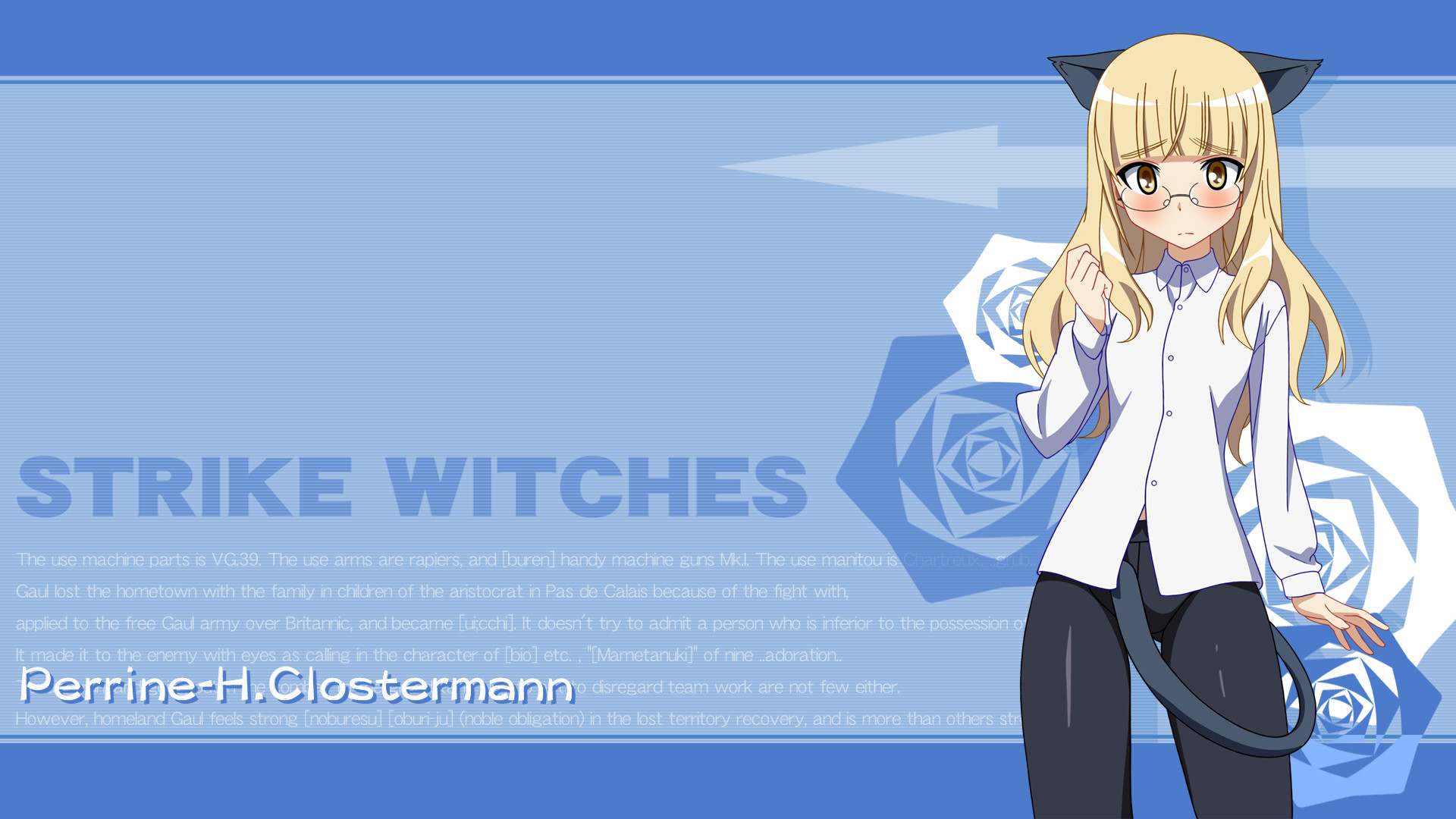 1920x1080 Perrine H. Clostermann, my least liked character in the 501st Joint Fighter  Wing,