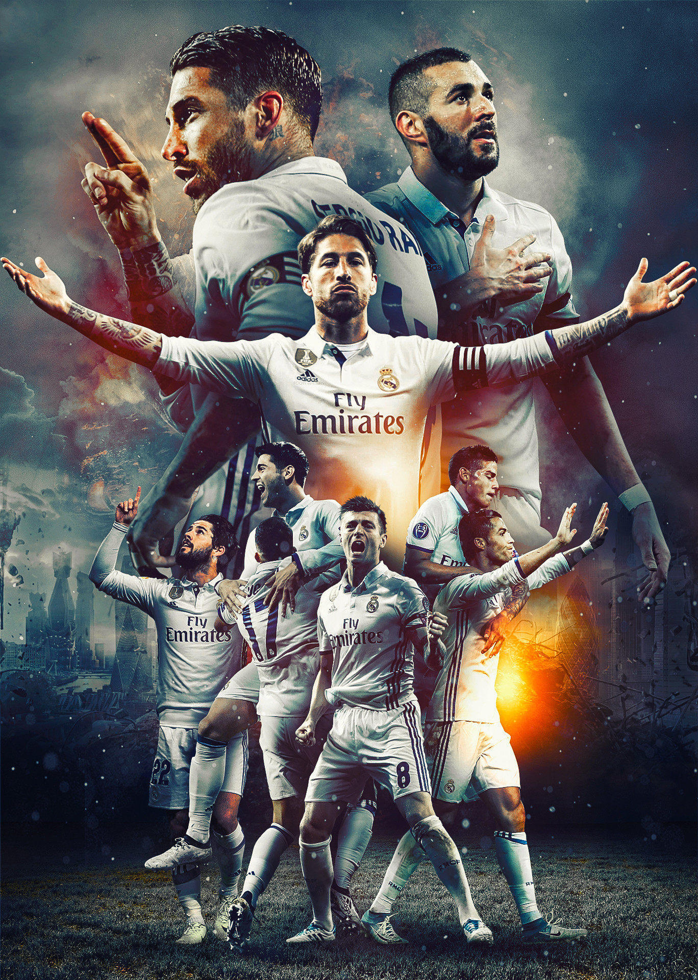 1368x1920 ... Real Madrid - HD Wallpaper by Kerimov23