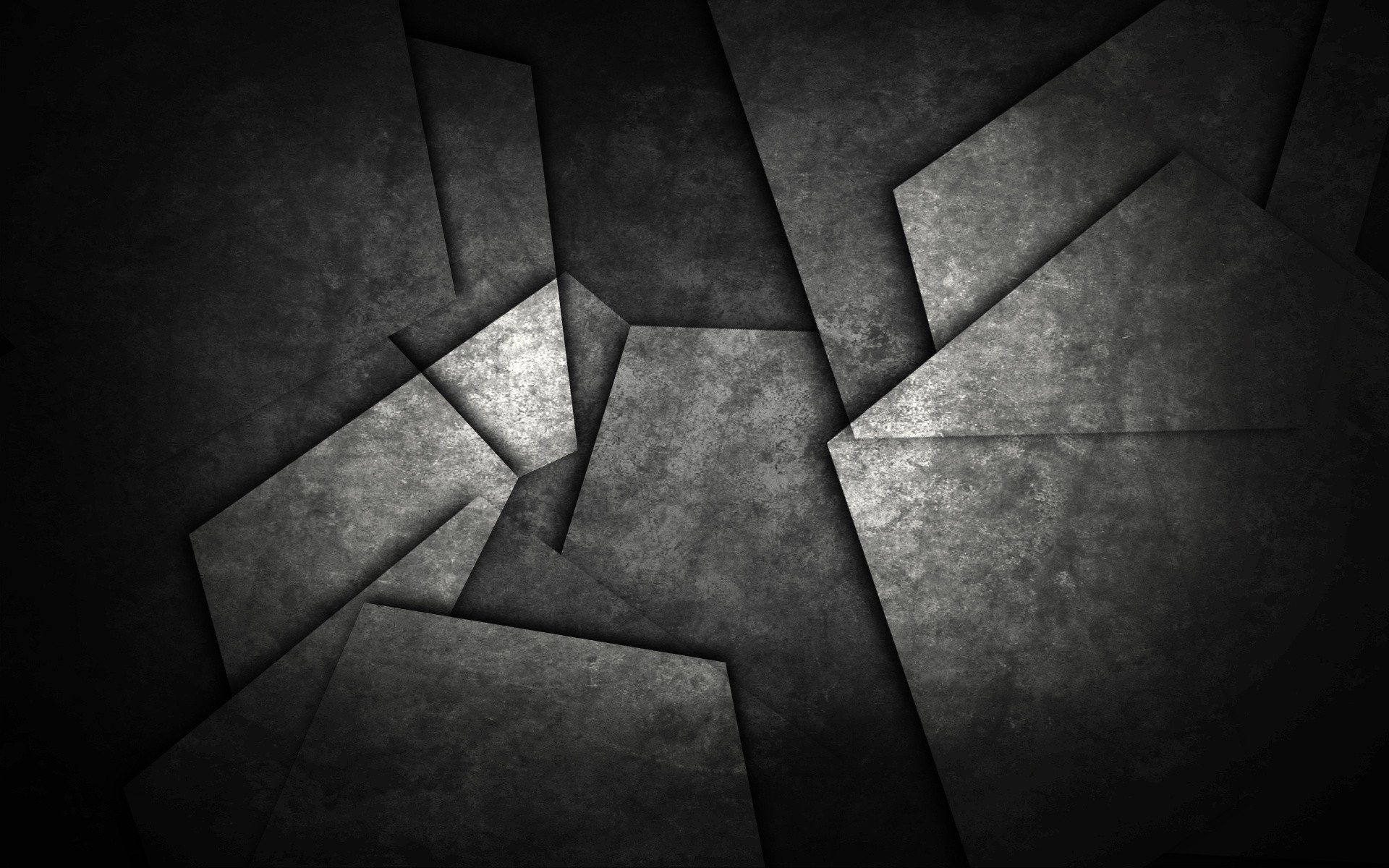 1920x1200 minimalism, Abstract, Monochrome, Pattern, Geometry, Shapes, Dark, Metal,  Triangle Wallpapers HD / Desktop and Mobile Backgrounds