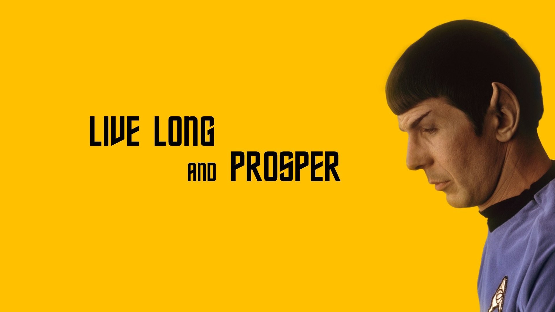 1920x1080 Spock, Star Trek, Live Long And Prosper HD Wallpapers / Desktop and Mobile  Images & Photos