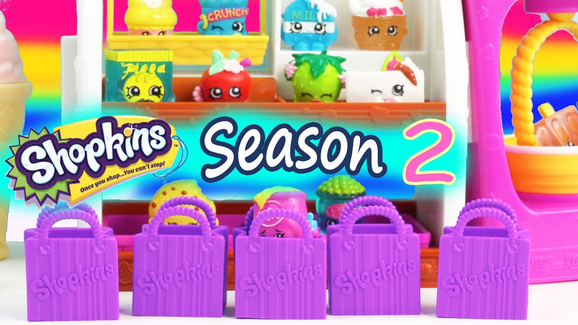 1920x1080 Shopkins Season 2 Two 5 Pack Mystery Surprise Purple Pink Blind Bag Basket  Opening Review - YouTube