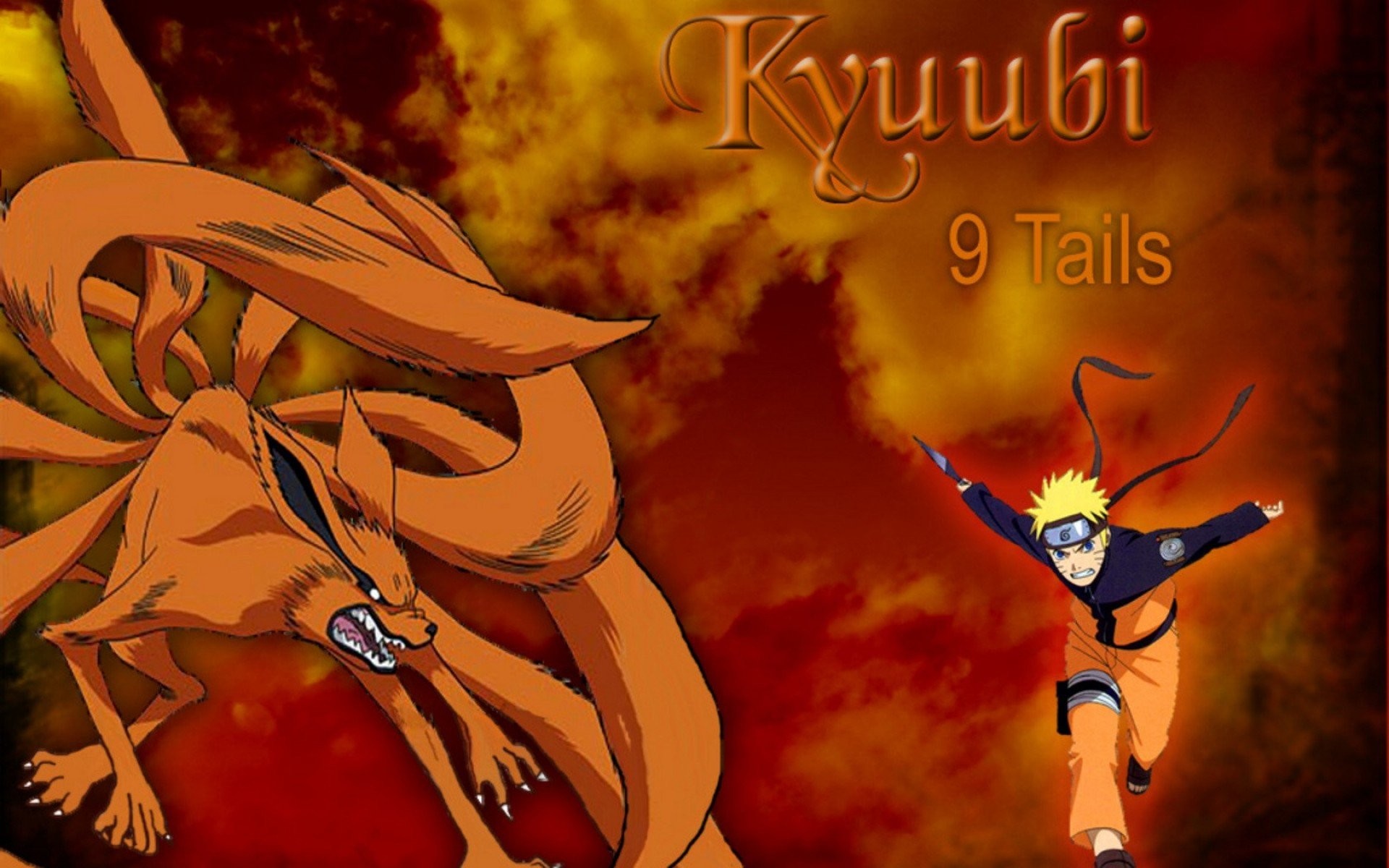 1920x1200 Kyuubi 9 Tails