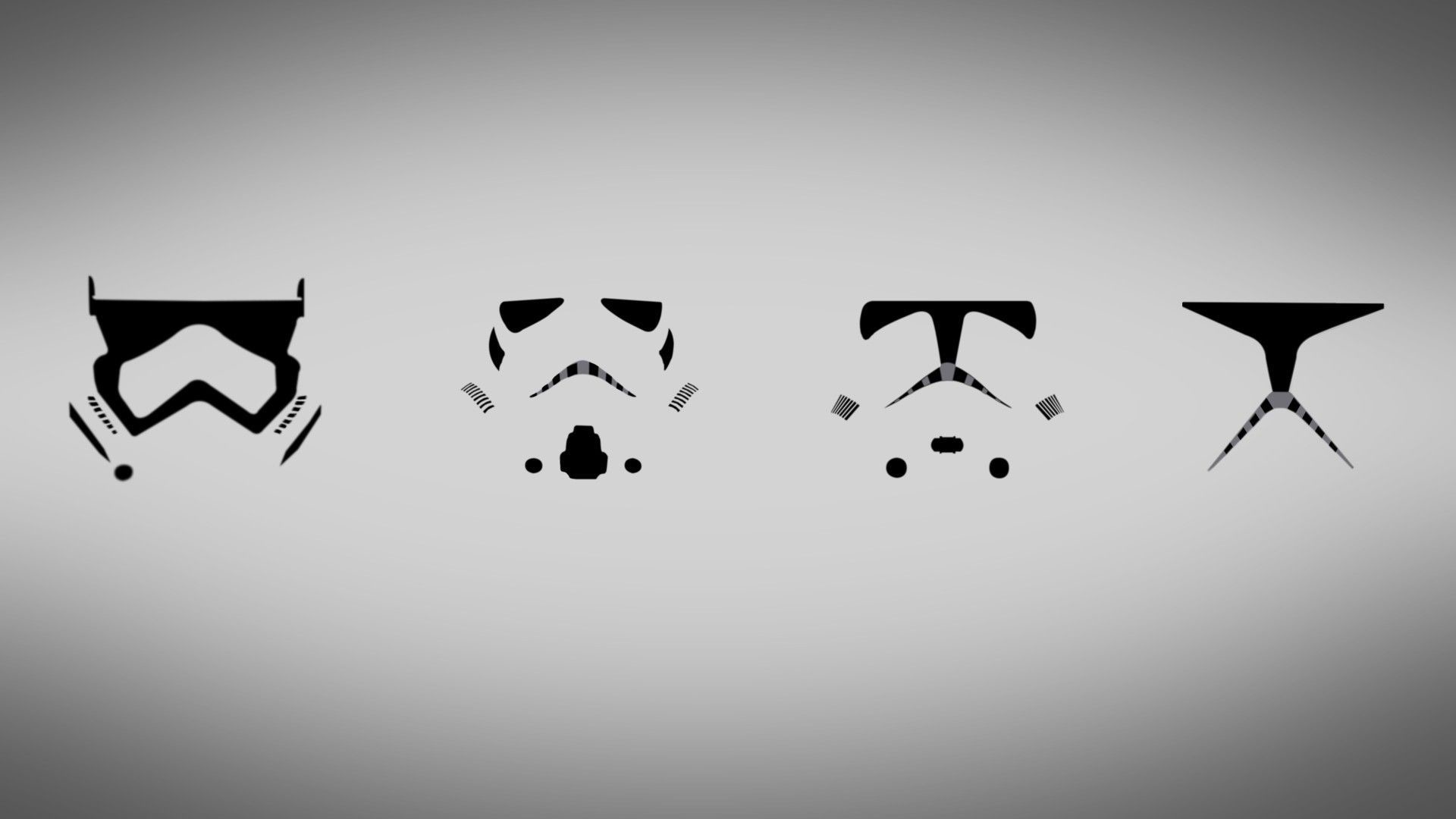 1920x1080 Star Wars, Stormtrooper, Simple, Clone Trooper, Minimalism .