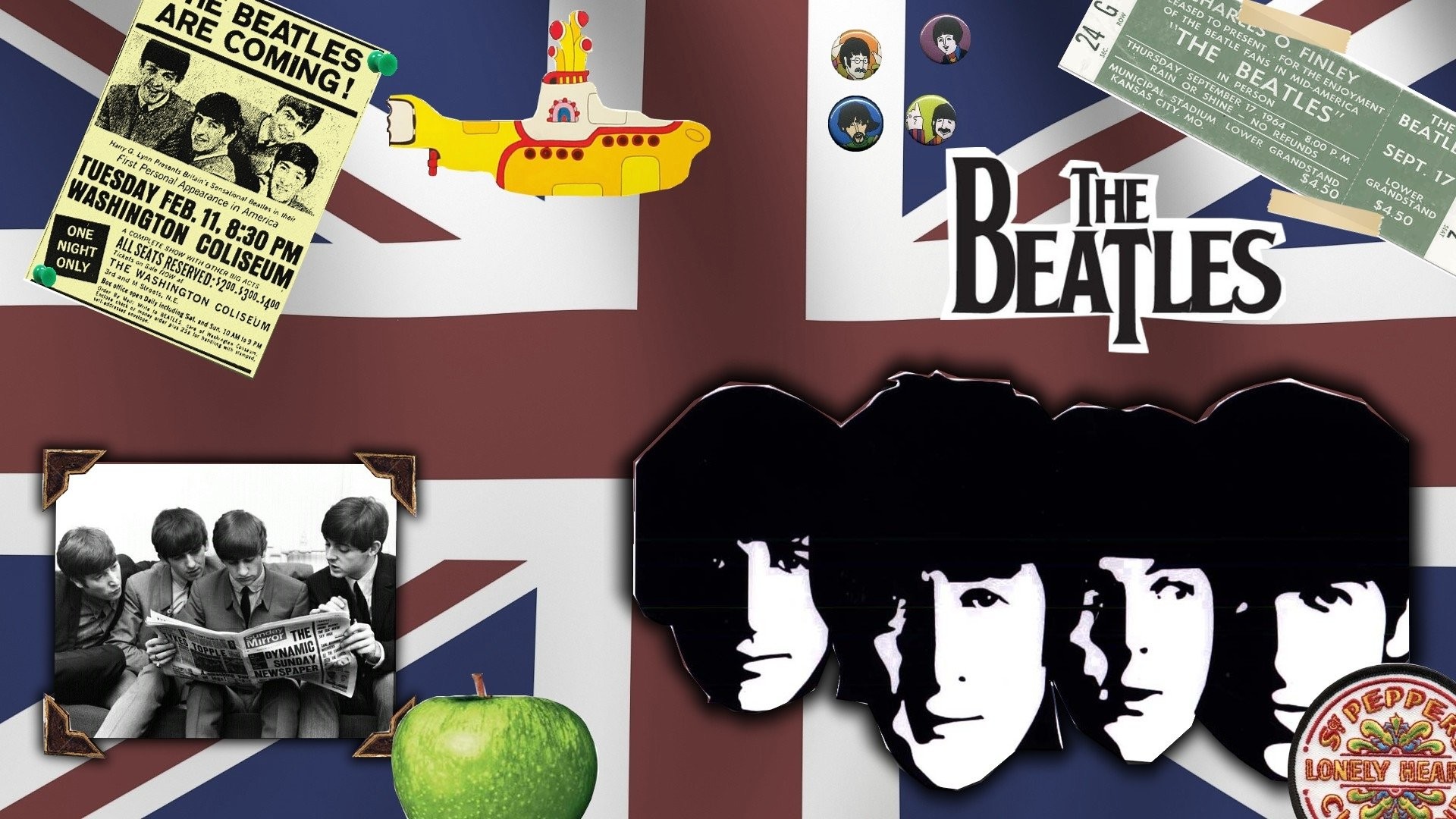 1920x1080 Music - The Beatles Wallpaper