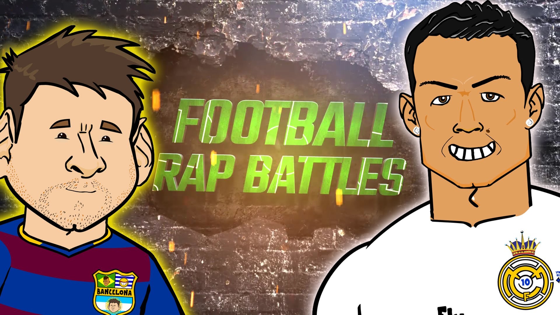 1920x1080 Messi vs Ronaldo RAP BATTLE! (El Clasico 2016 Preview, Barcelona vs Real  Madrid) - YouTube